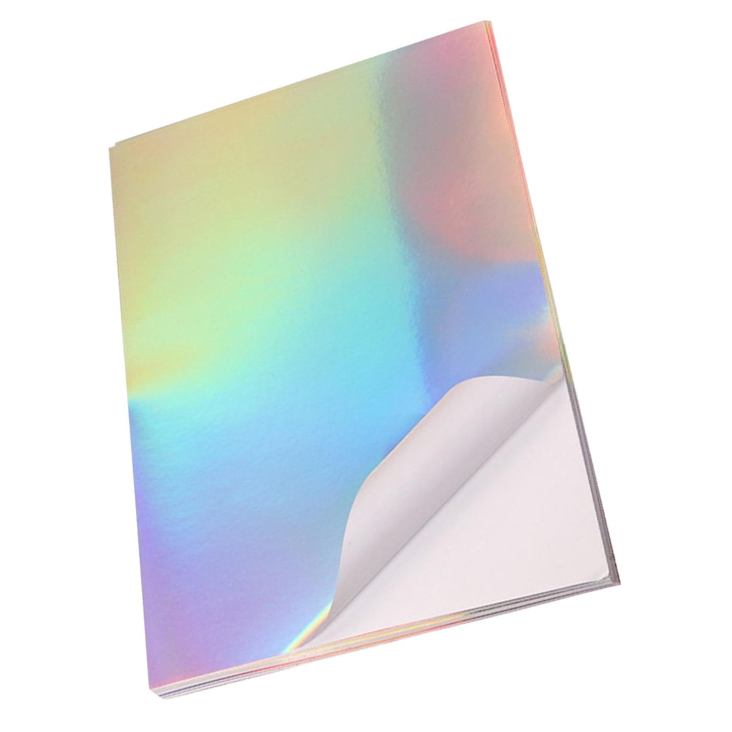 20 Sheets Holographic Sticker Paper Self Adhesive Glossy for Inkjet Printer