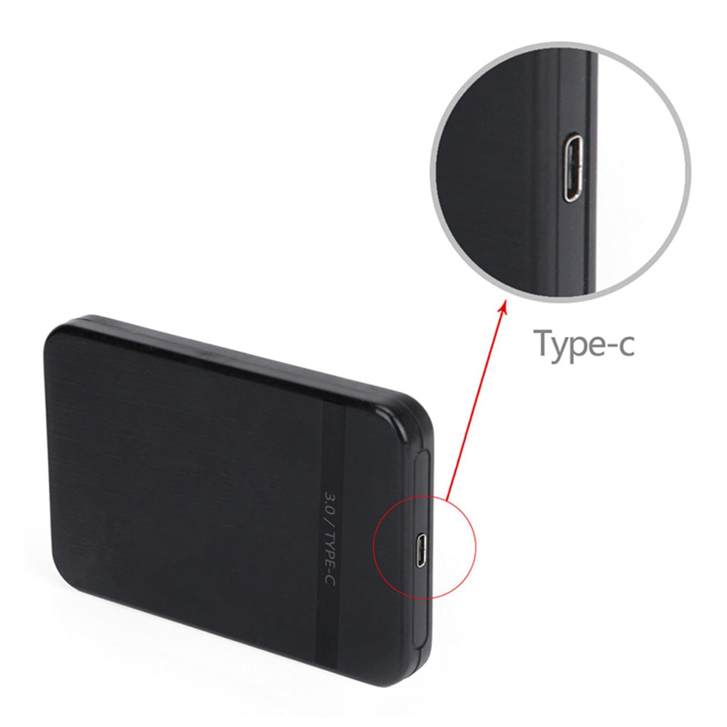 2.5inch External Hard Drive Enclosure USB 3.0 for for Win10 for Windows 98