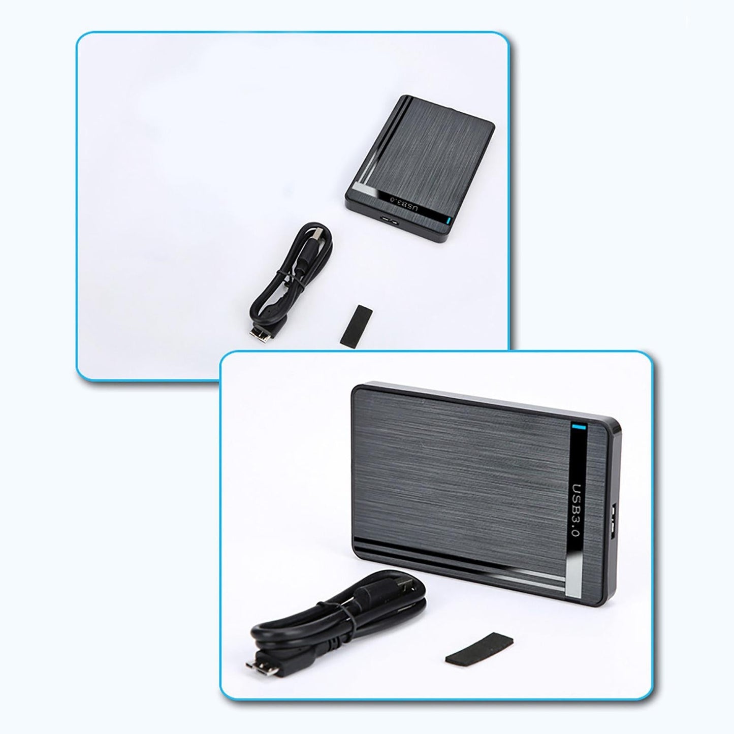 2.5 Hard Drive Enclosure Support Max 6TB External Hard Drive Case for PS4"