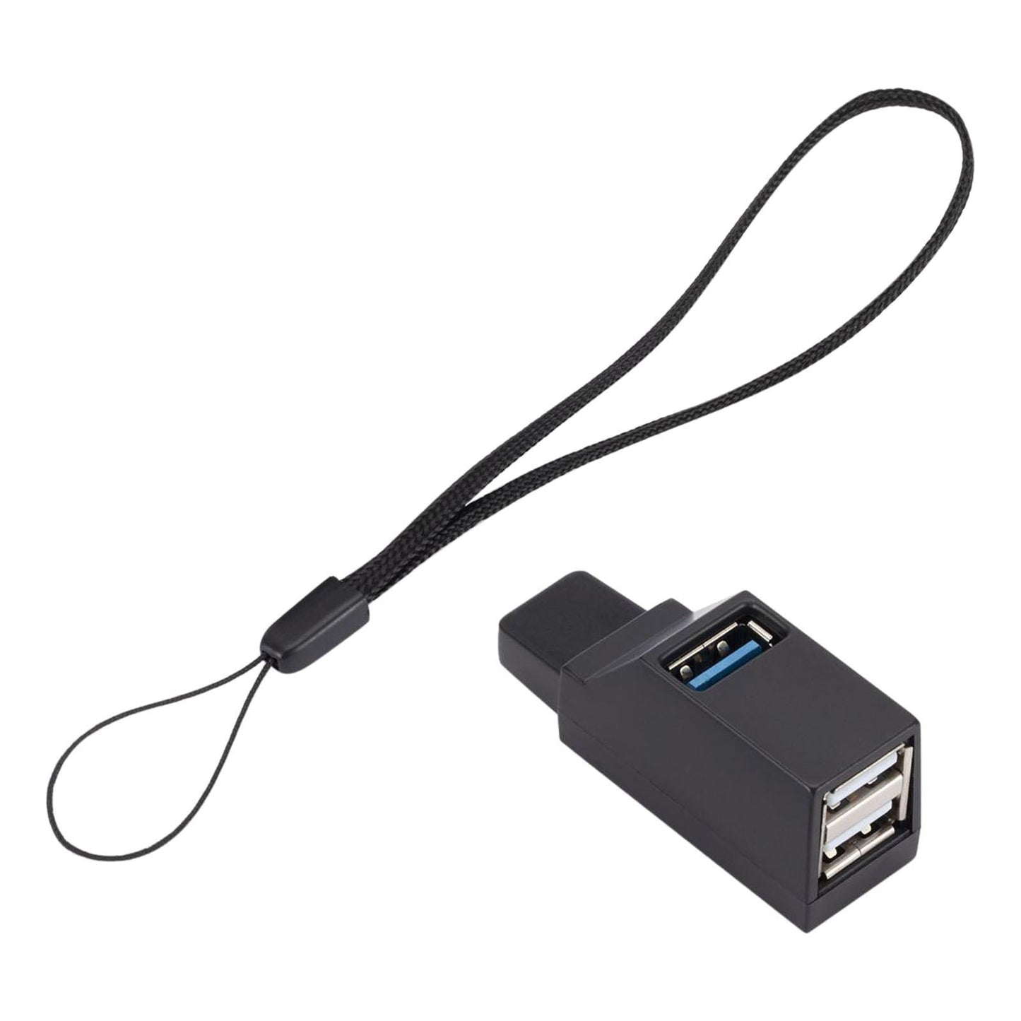 USB 3.0 Hub Splitter 3 Port Plug and Play Compact for USB Flash Drive Laptop