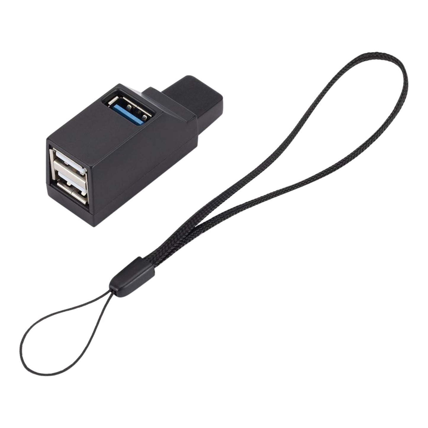 USB 3.0 Hub Splitter 3 Port Plug and Play Compact for USB Flash Drive Laptop