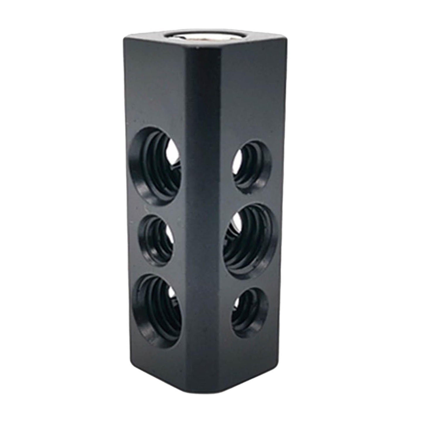 Hot Shoe Adaptor with 1/4 3/8" Threaded Holes Black for Follow Monitor"