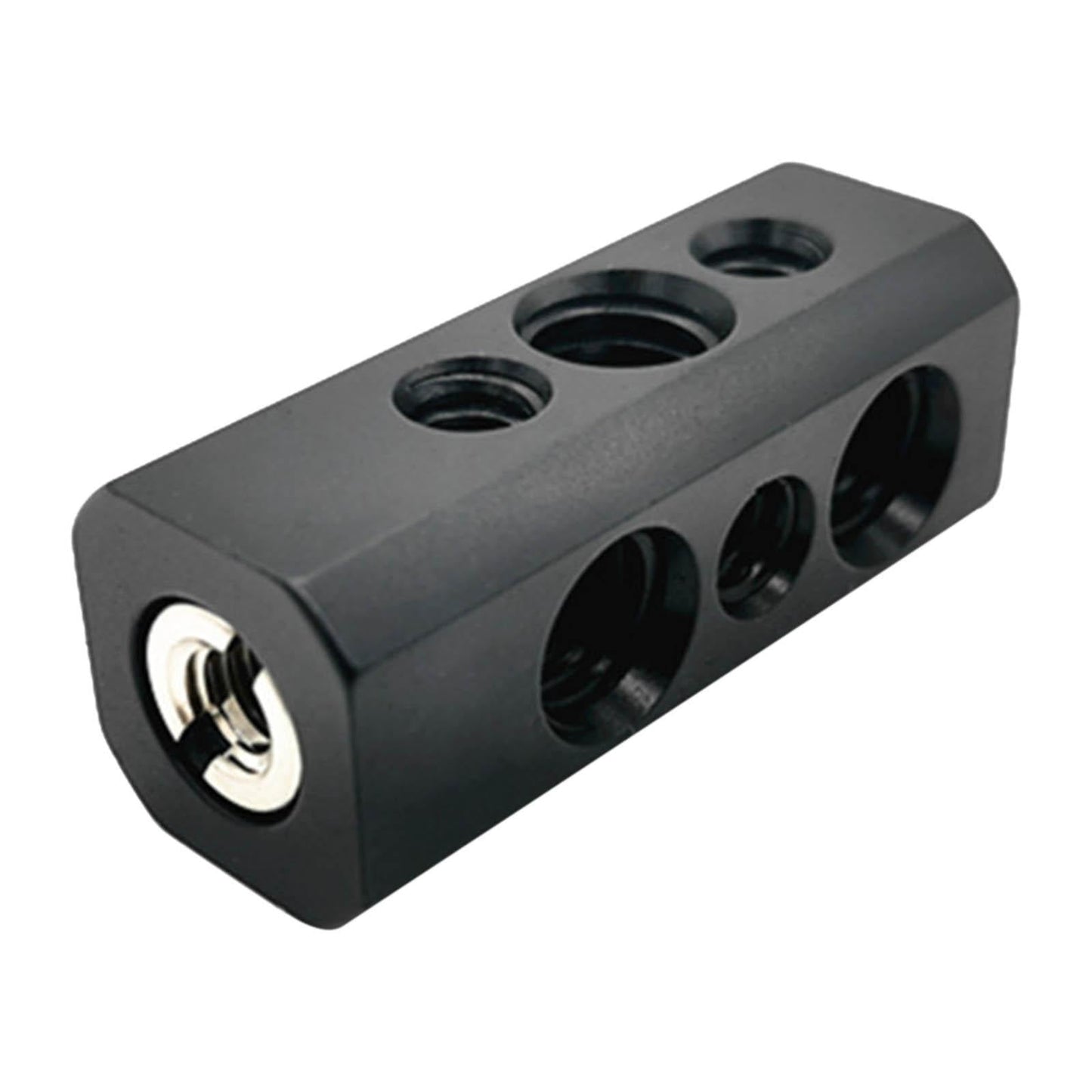 Hot Shoe Adaptor with 1/4 3/8" Threaded Holes Black for Follow Monitor"
