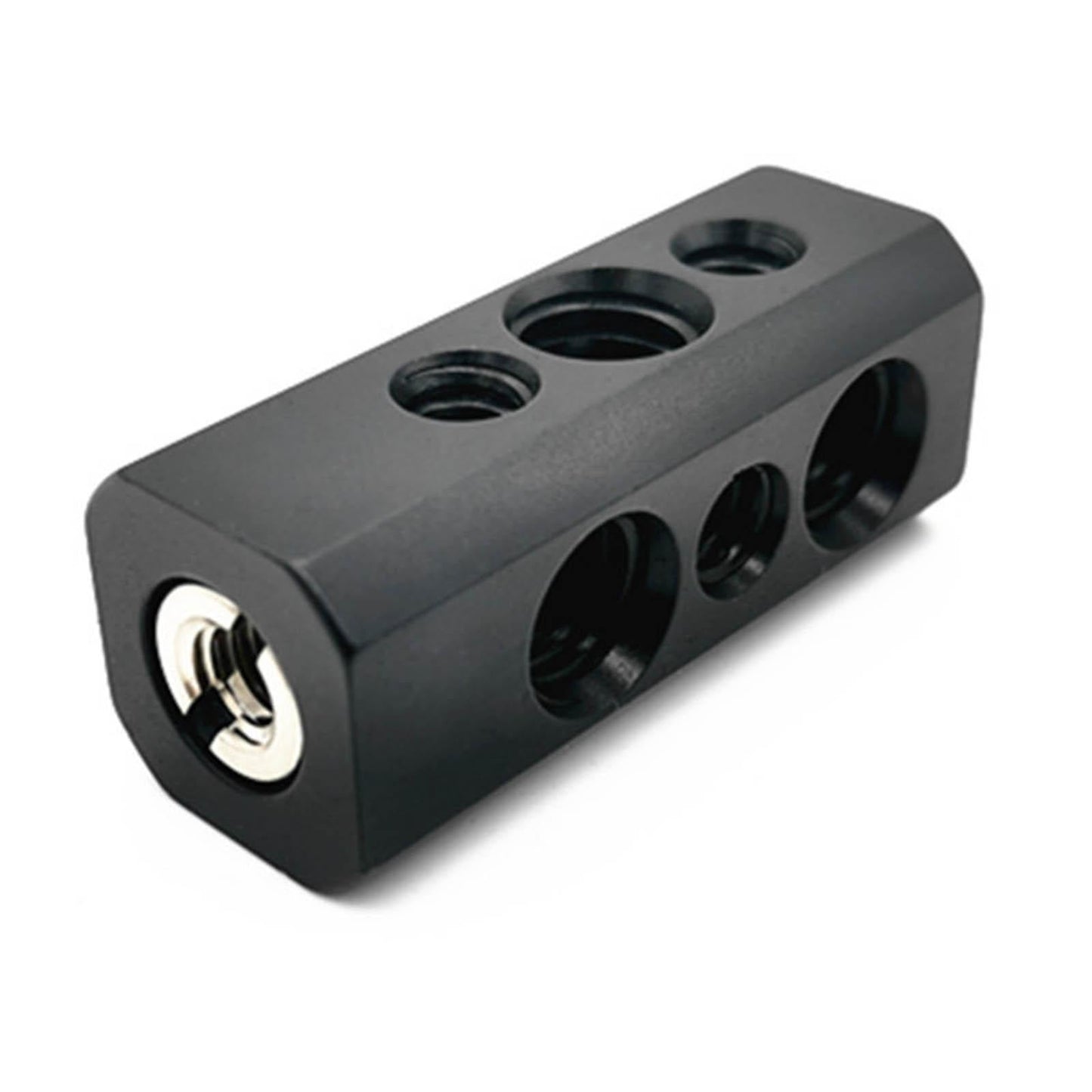 Hot Shoe Adaptor with 1/4 3/8" Threaded Holes Black for Follow Monitor"
