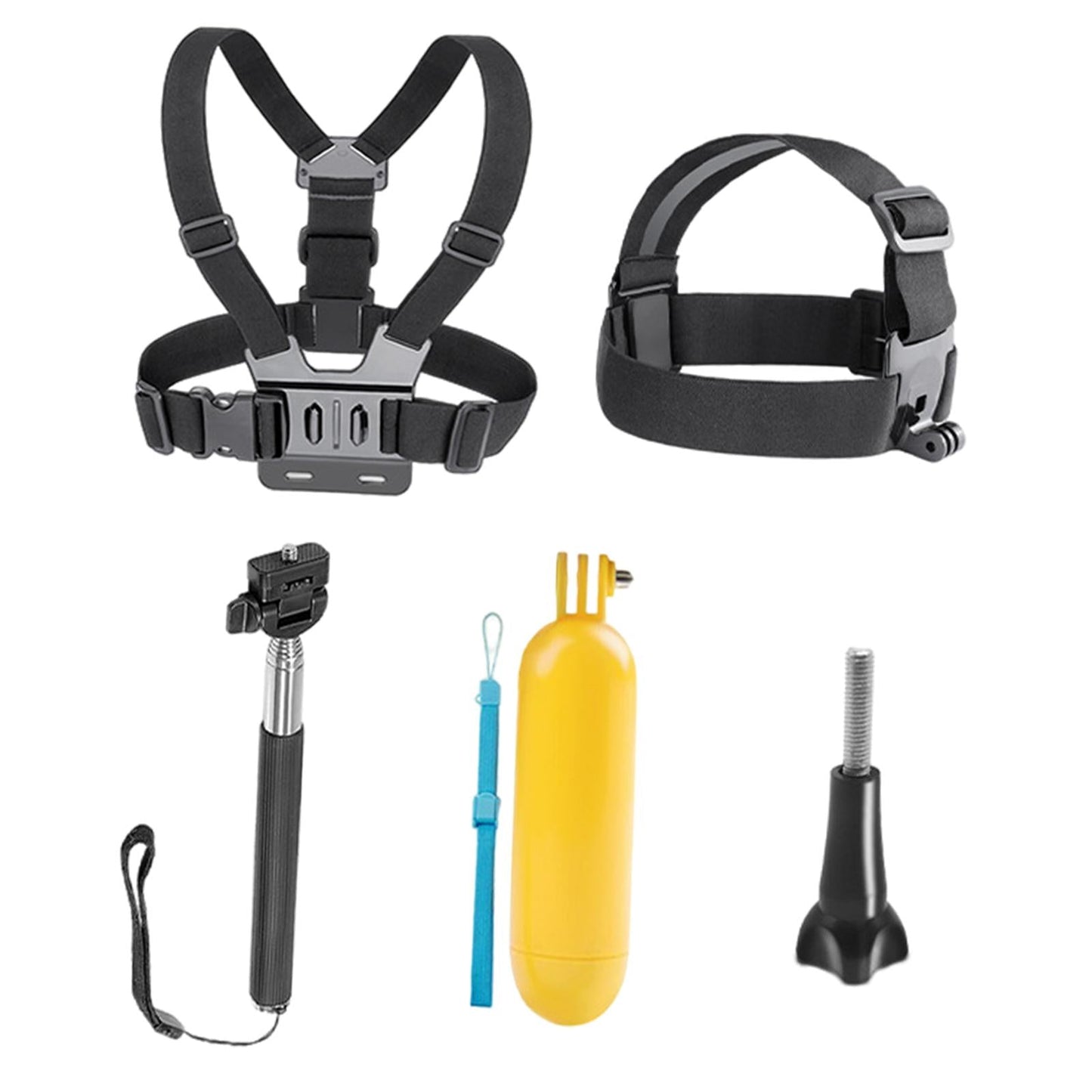 Action Camera Accessory Kit with Selfie Stick for Insta360 One Running