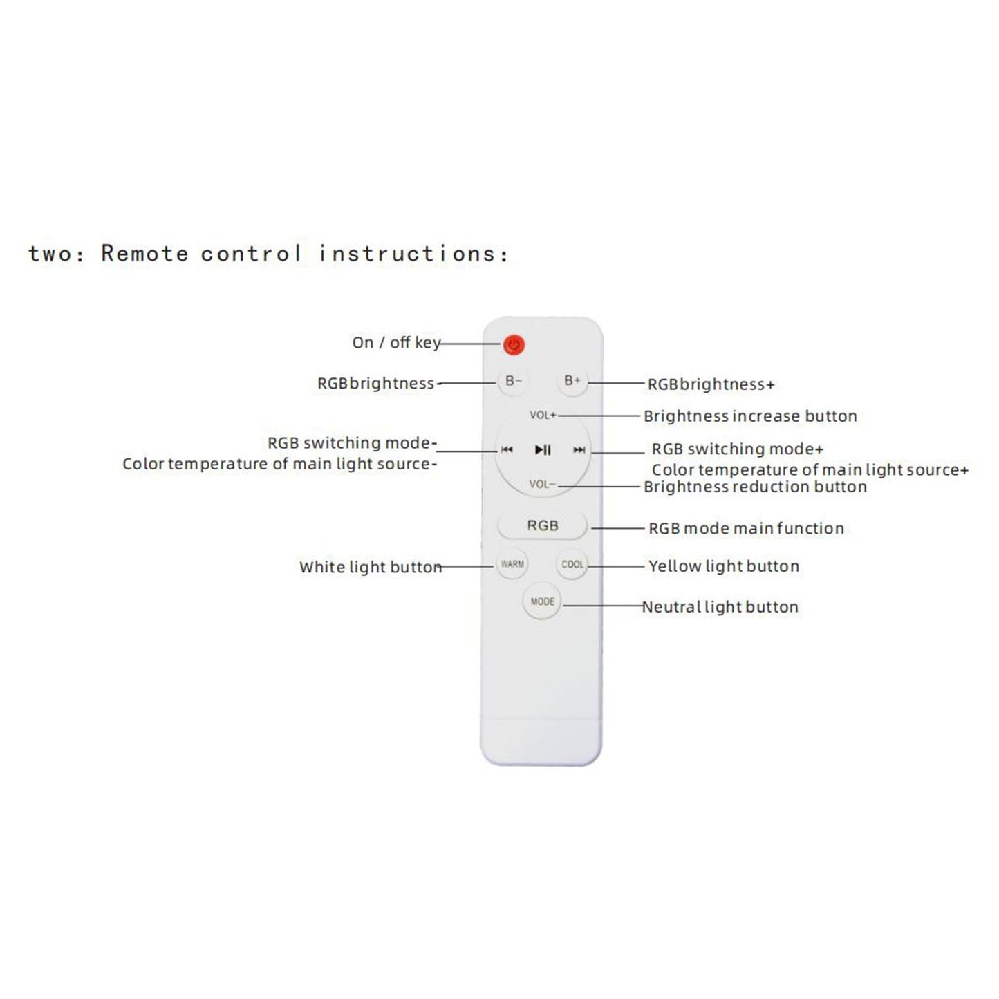 LED RGB Video Light 40W Portable for Vlogging Shooting Photography Lighting