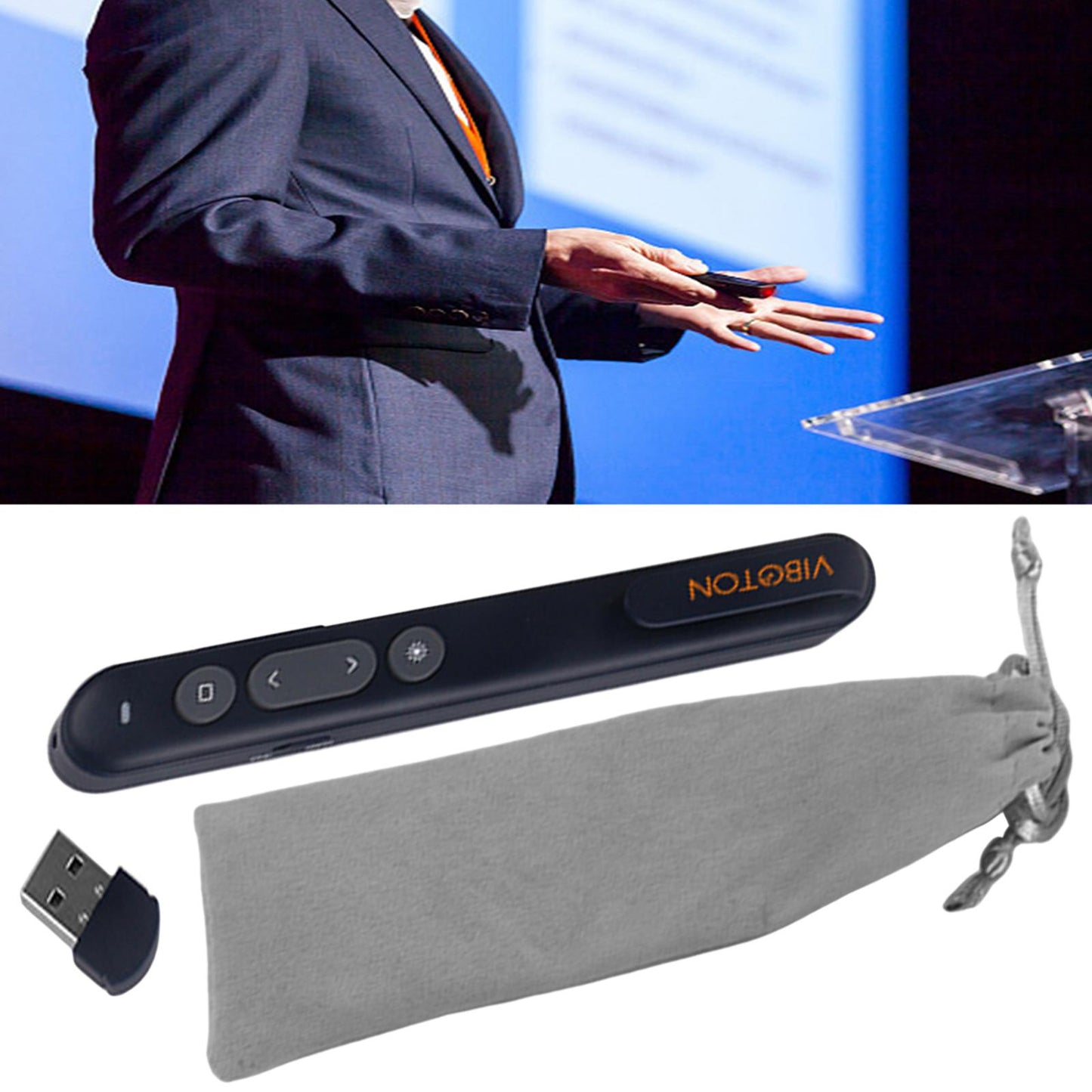 Laser Pointer PPT Flip Pen 2.4G Multimedia Wireless for Presentation