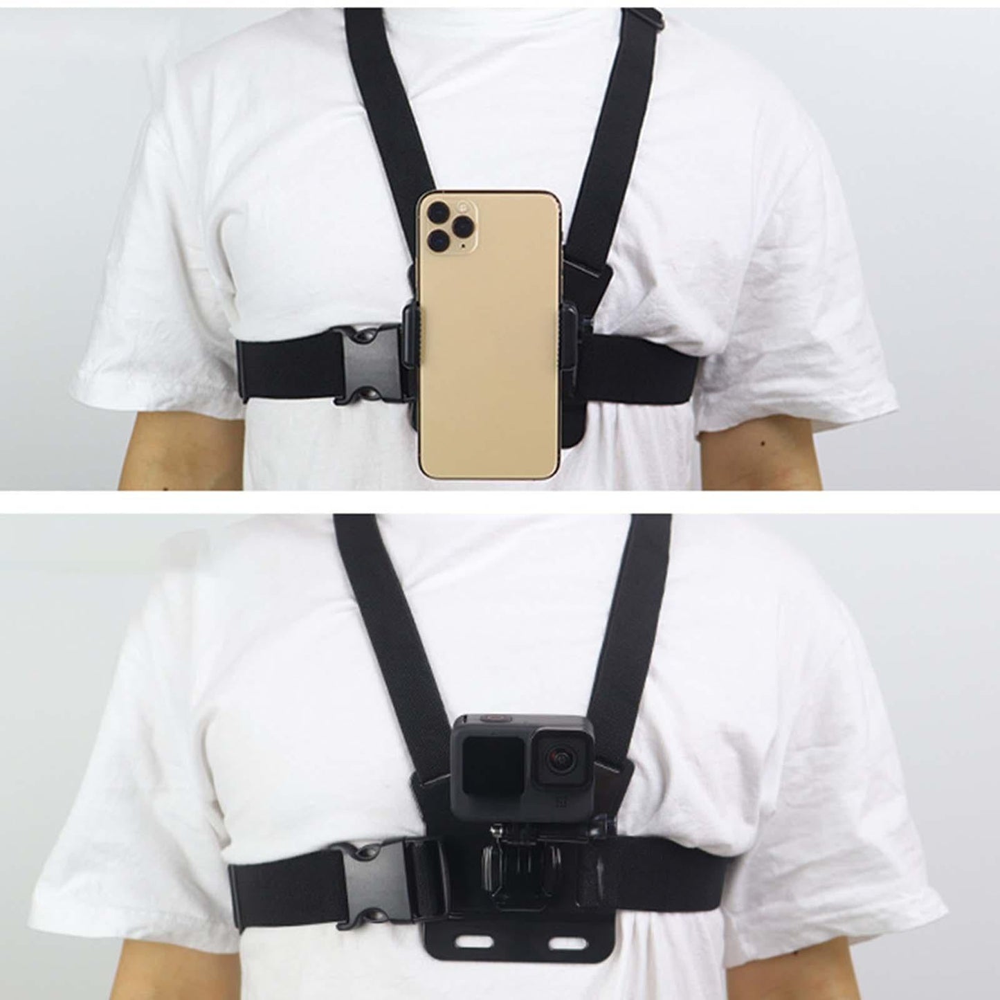 Adjustable Chest Strap Mount Belt for Outdoor Cycling Skiing Action Cameras