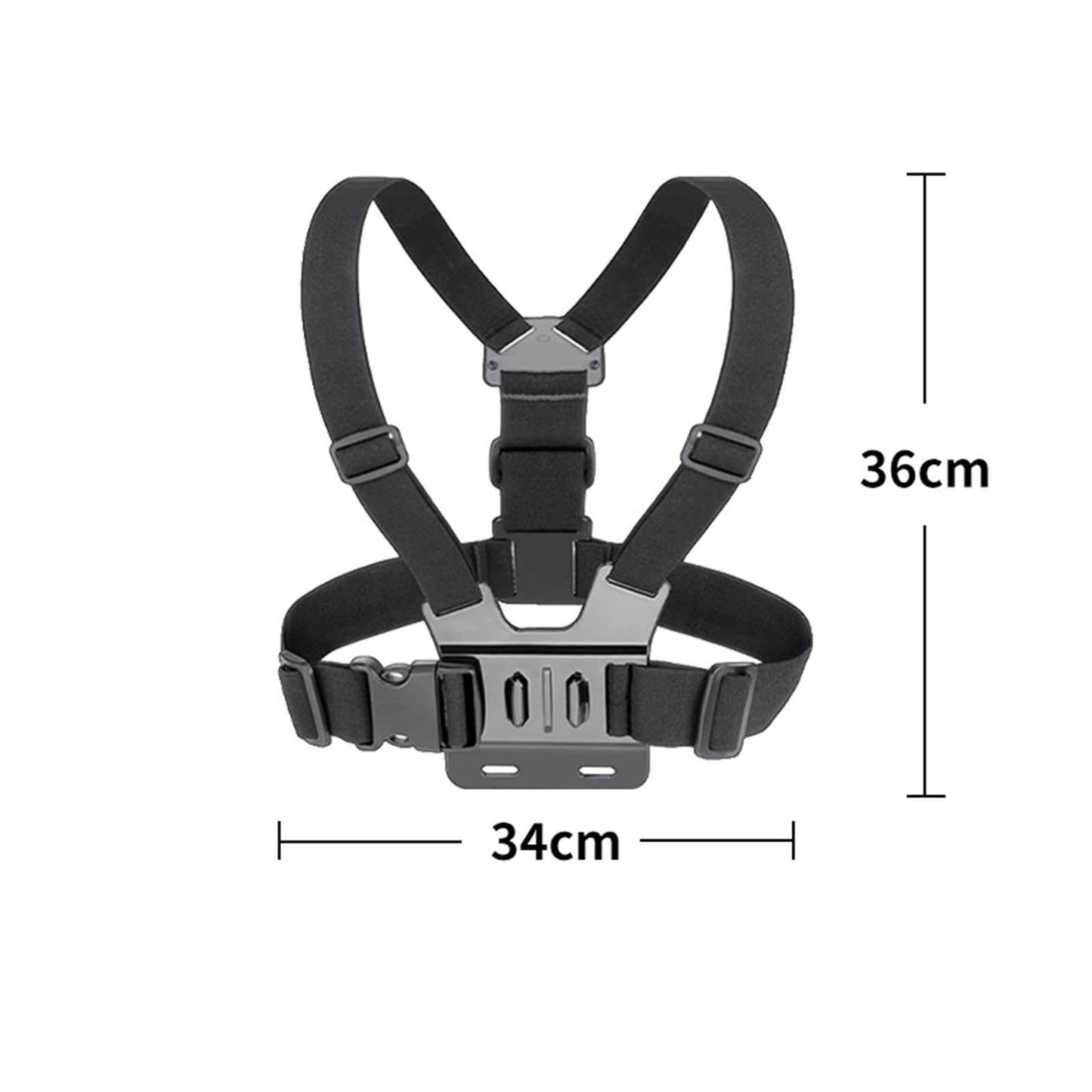 Adjustable Chest Strap Mount Belt for Outdoor Cycling Skiing Action Cameras
