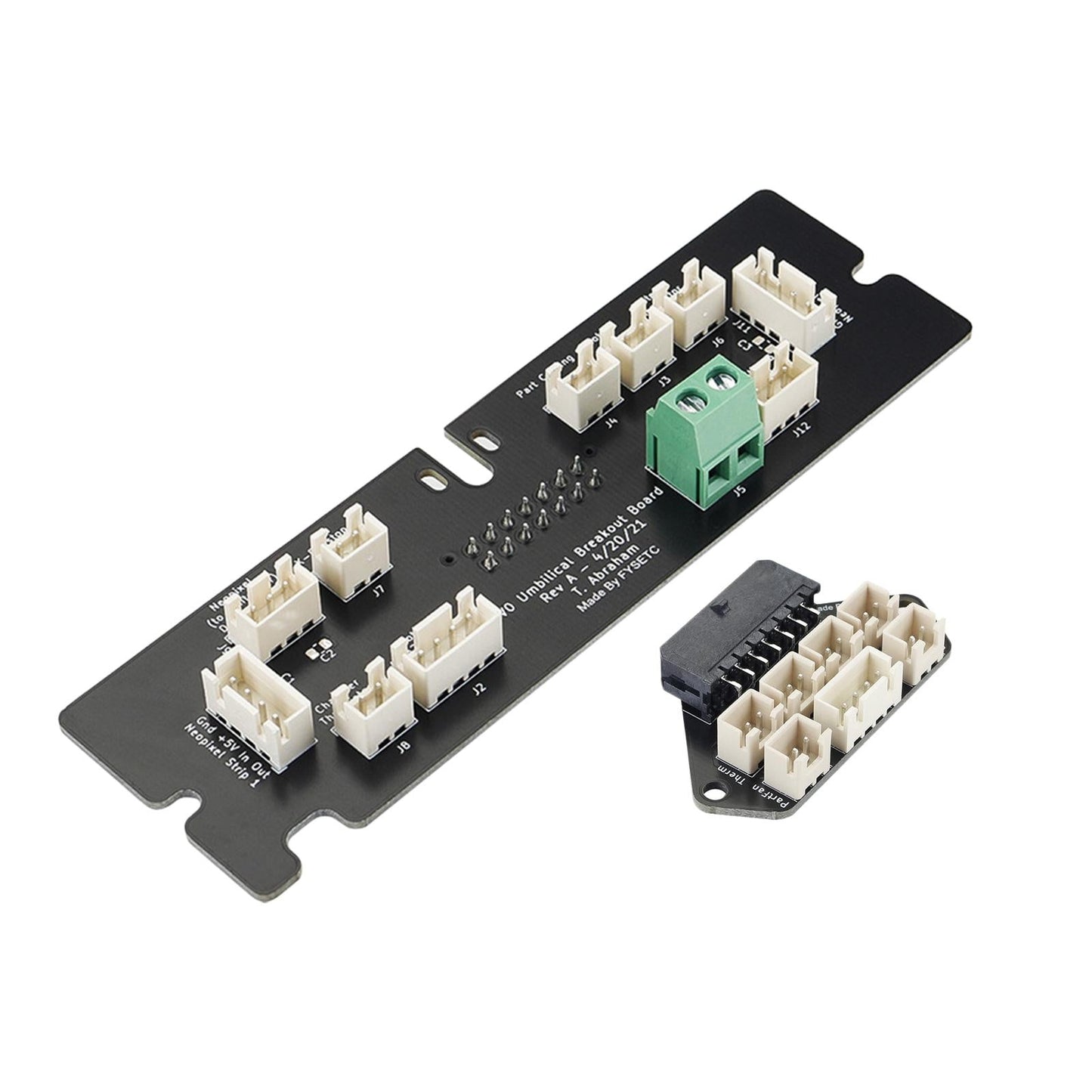 V0.1 Umbilical PCB Set Cord Toolhead Frame PCB Board Extruder Adapter Board