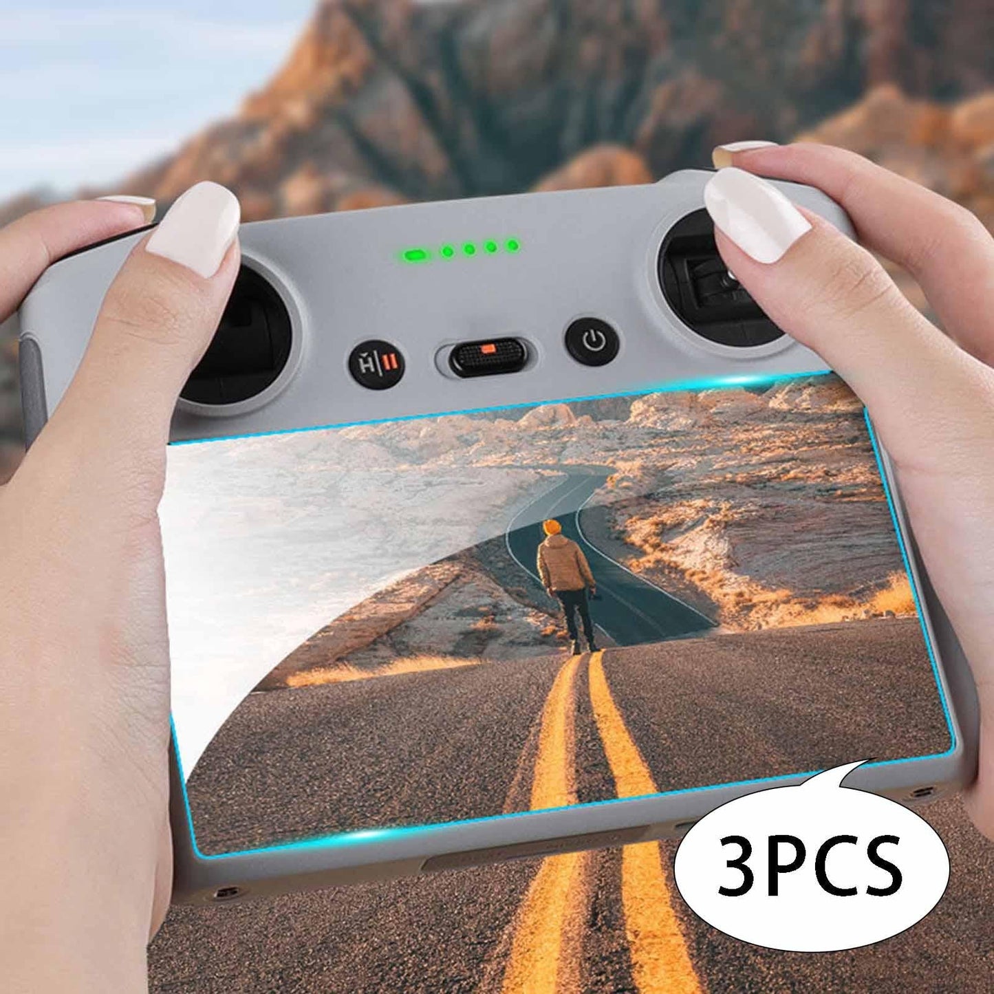 Anti-fingerprint Tempered Glass Film For DJI MINI 3 PRO RC Screen 3 Film