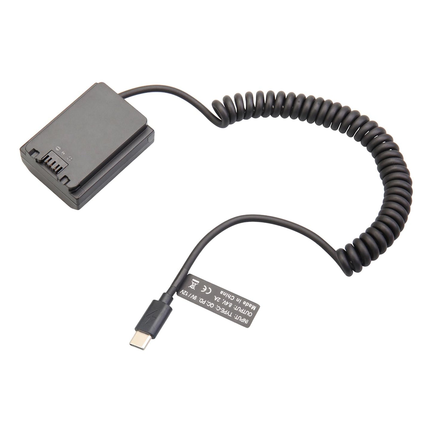 Dummy Battery Camera Power Cable USB C to NP FZ100 Accessories for Sony A9