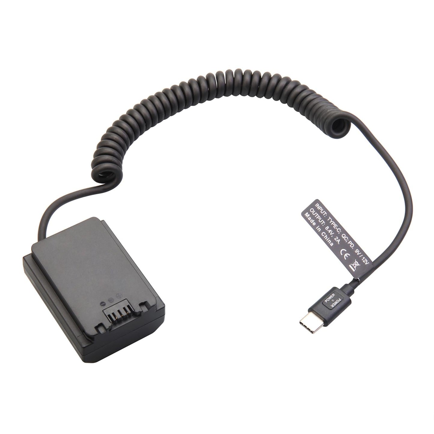 Dummy Battery Camera Power Cable USB C to NP FZ100 Accessories for Sony A9