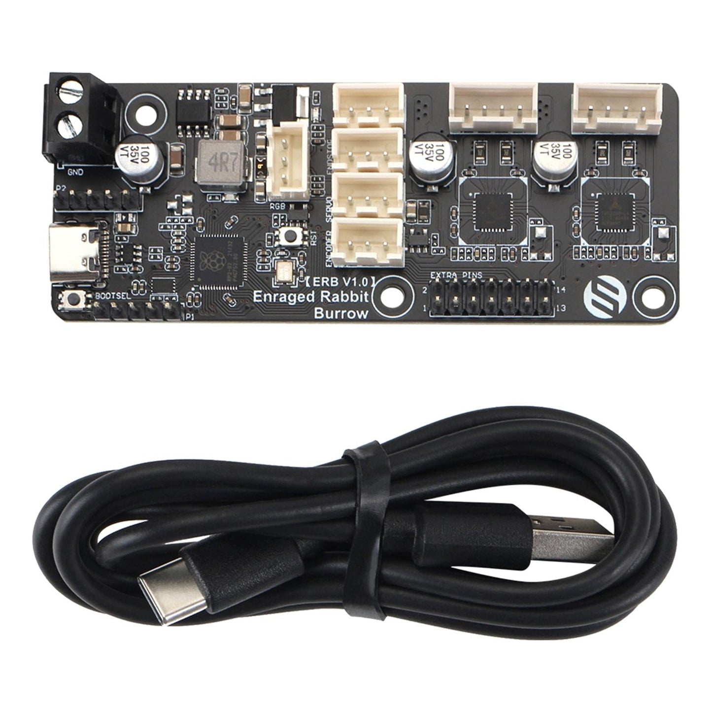 Mini ERB Board Control Board 91x35mm Feeder Board 3D Printer Parts