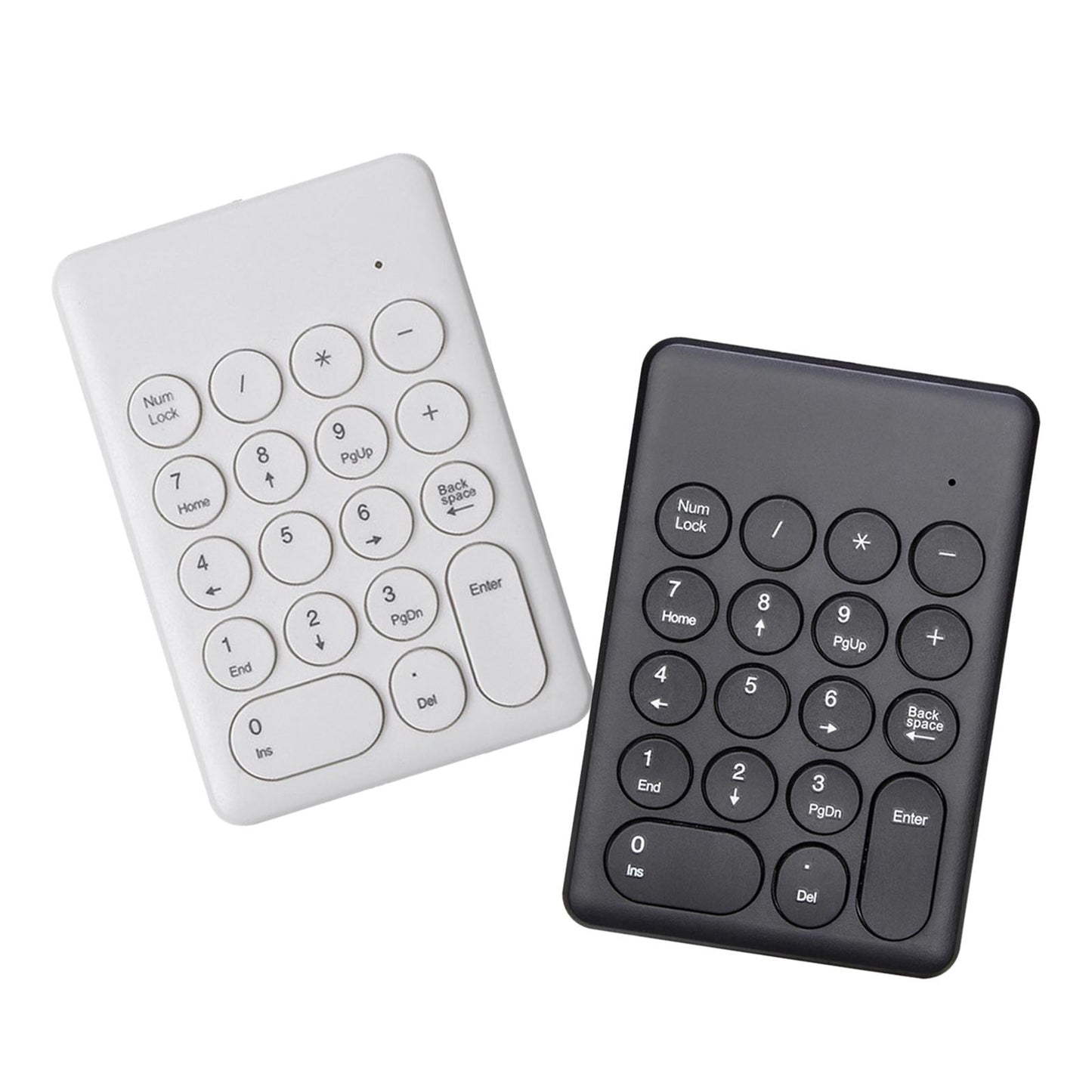 Portable 18 Keys 2.4G Wireless Numeric Keypad Number Numpad for PC White