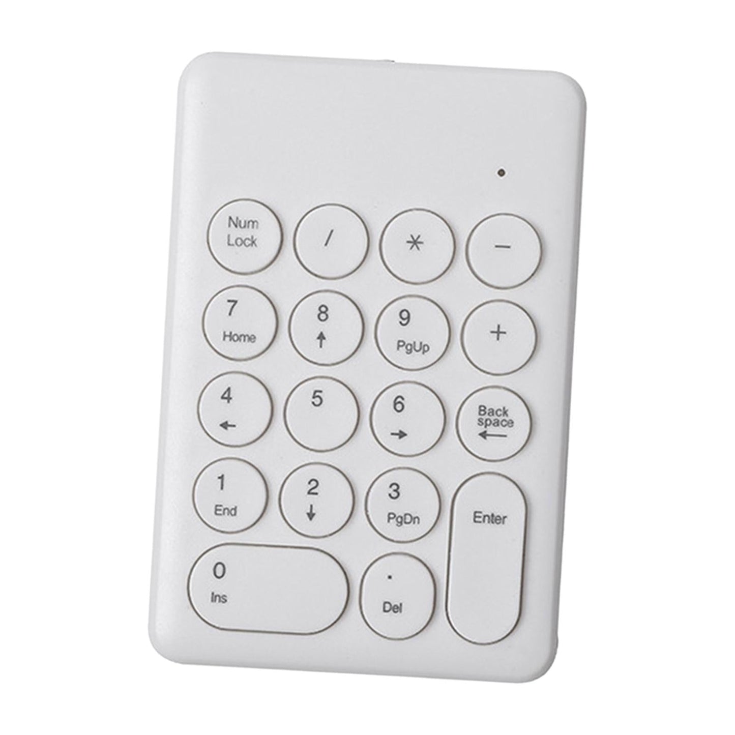 Portable 18 Keys 2.4G Wireless Numeric Keypad Number Numpad for PC White