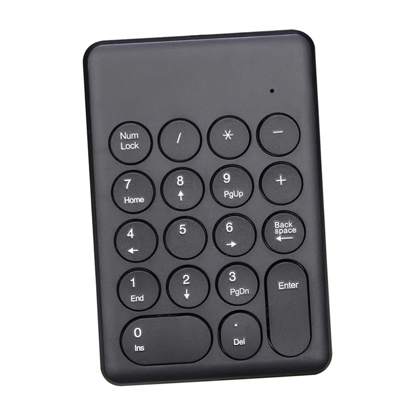 Portable 18 Keys 2.4G Wireless Numeric Keypad Number Numpad for PC Black