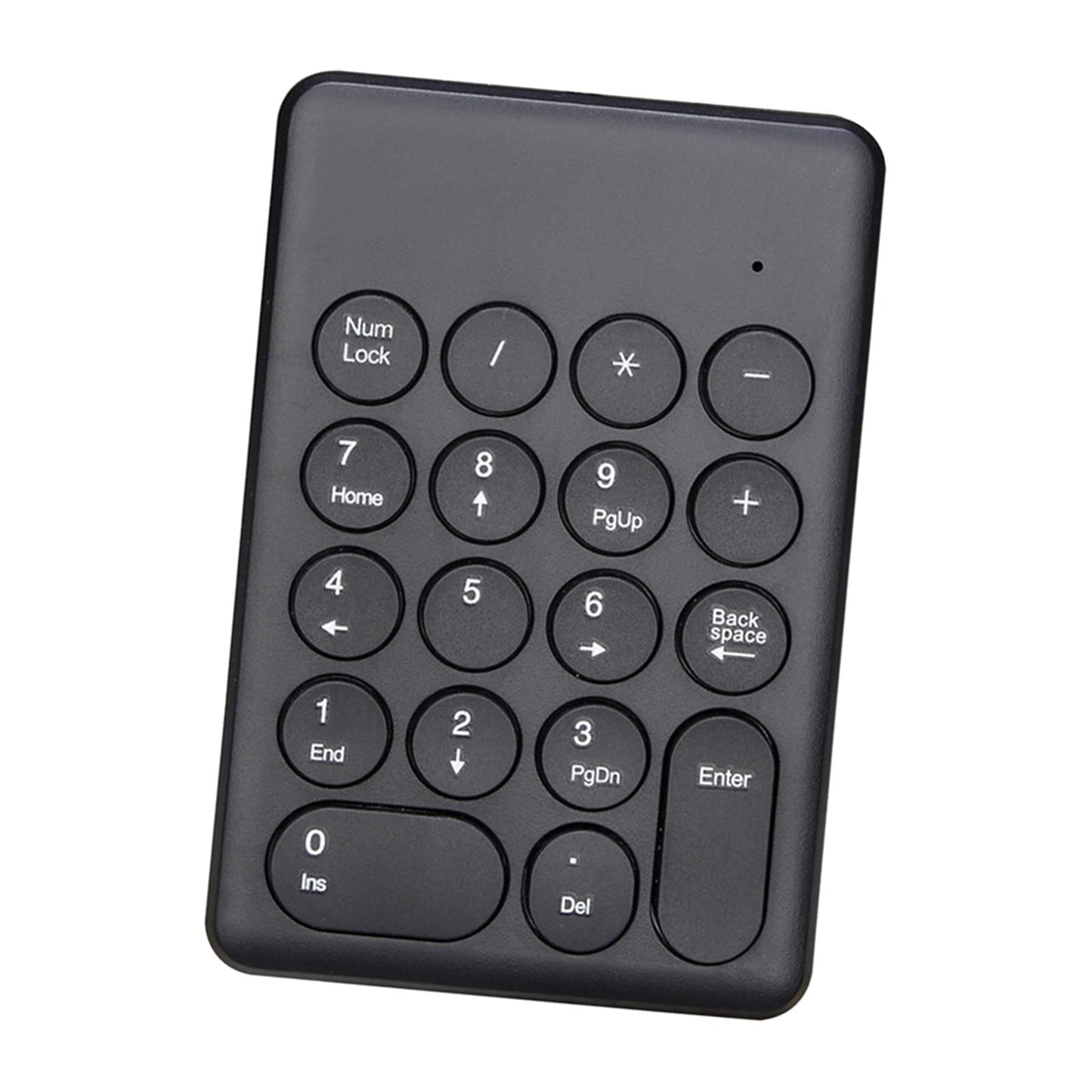 Portable 18 Keys 2.4G Wireless Numeric Keypad Number Numpad for PC Black