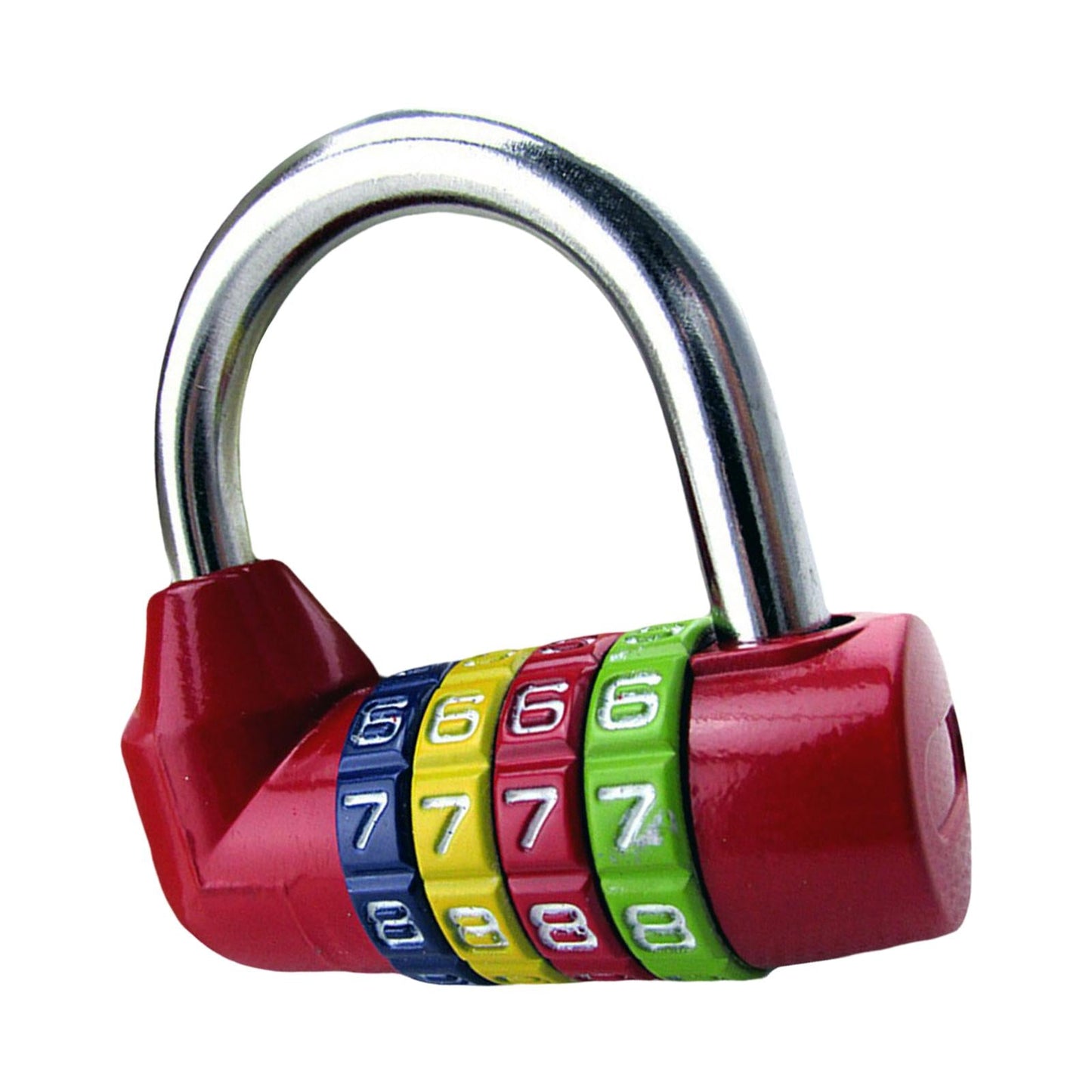 Waterproof 4 Digit Combination Safe Padlock Number Lock Gym Locker Red