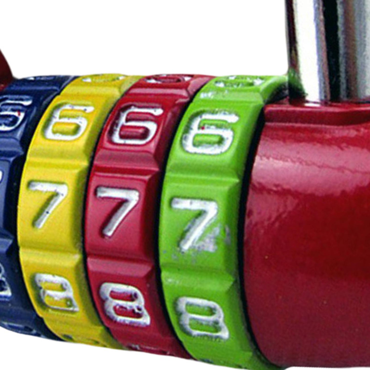 Waterproof 4 Digit Combination Safe Padlock Number Lock Gym Locker Red