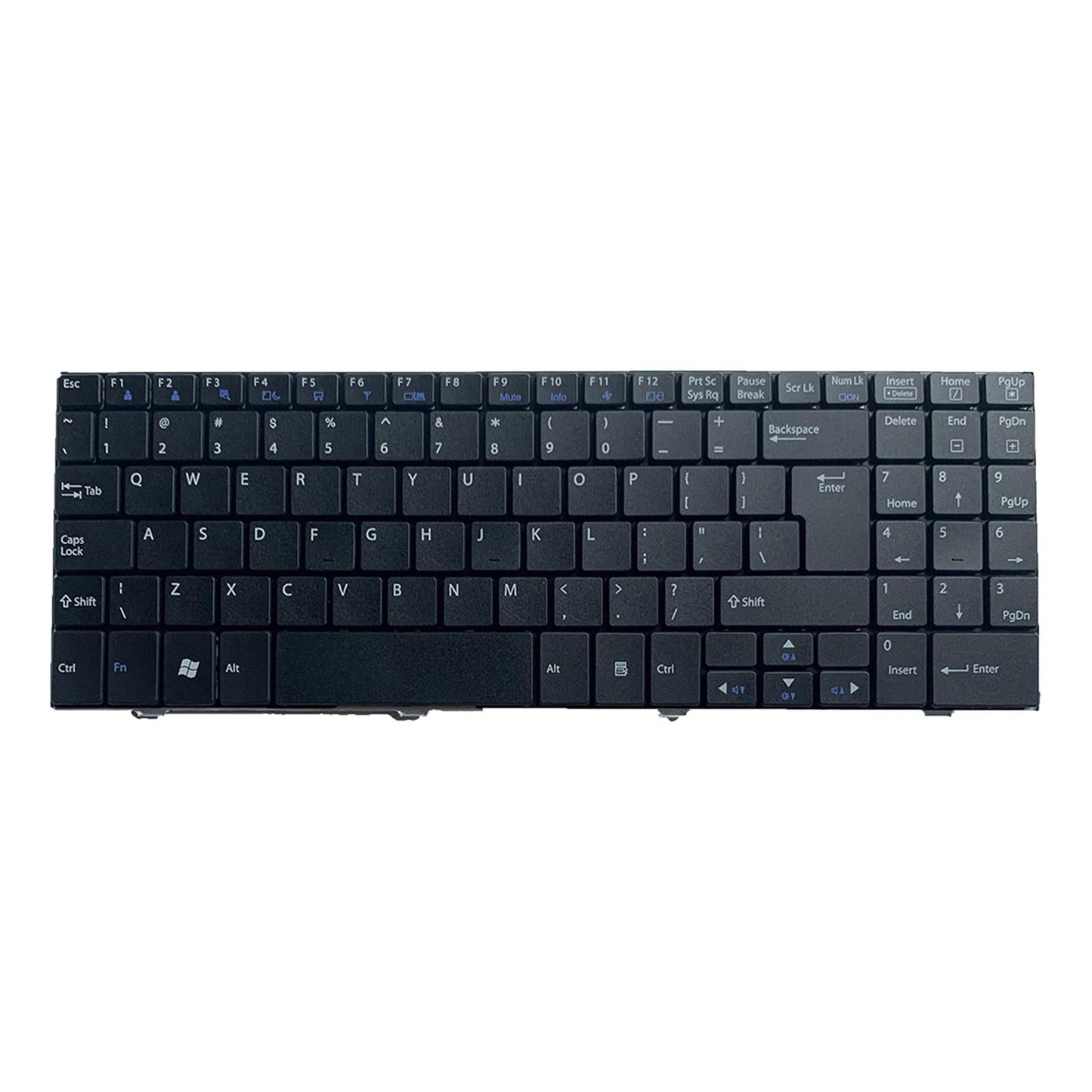Laptop Replacement Keyboard US English Black for LG R580 R560 R590 Premium