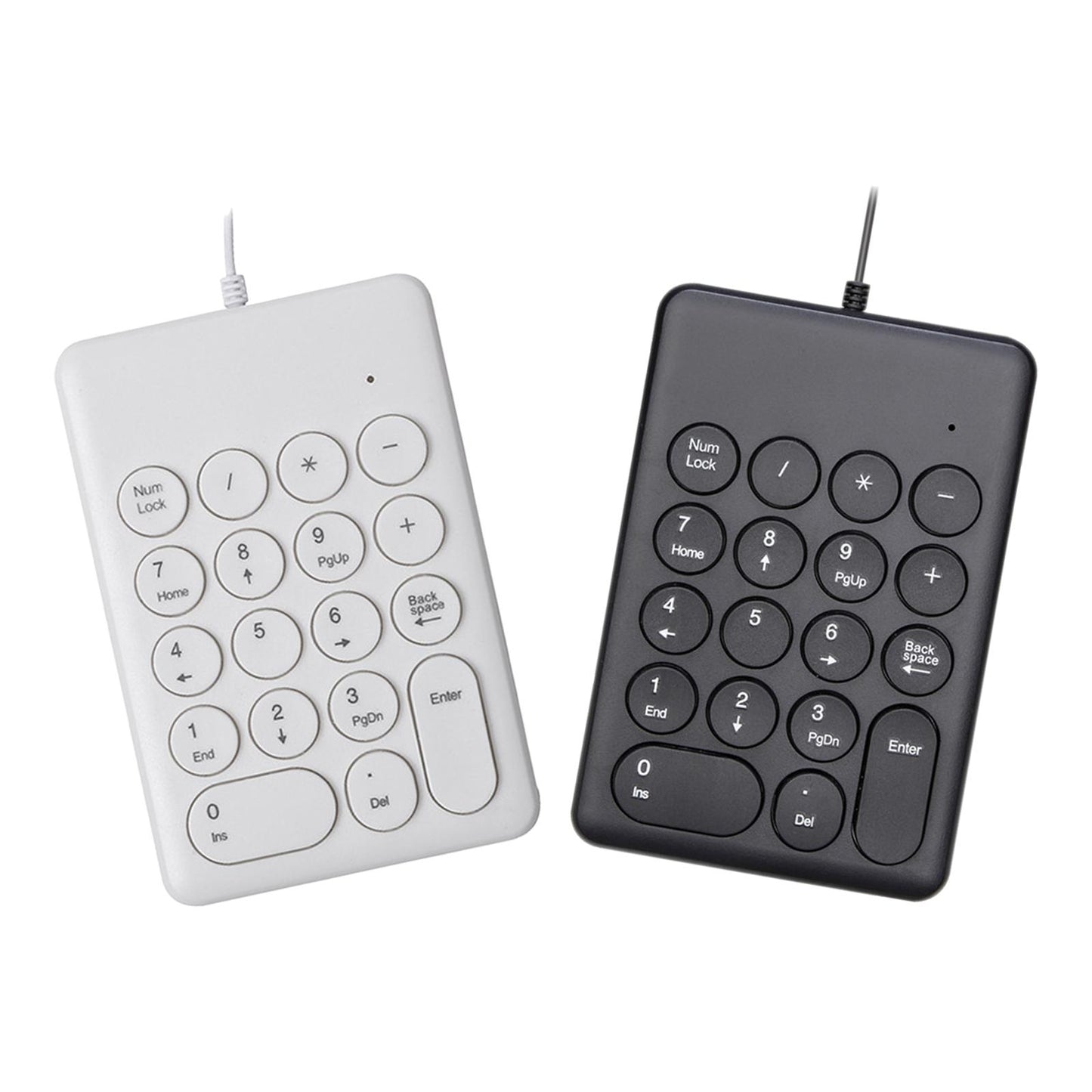 USB 18 Keys Numpad Keyboard Universal Durable Plug and Play Stylish White