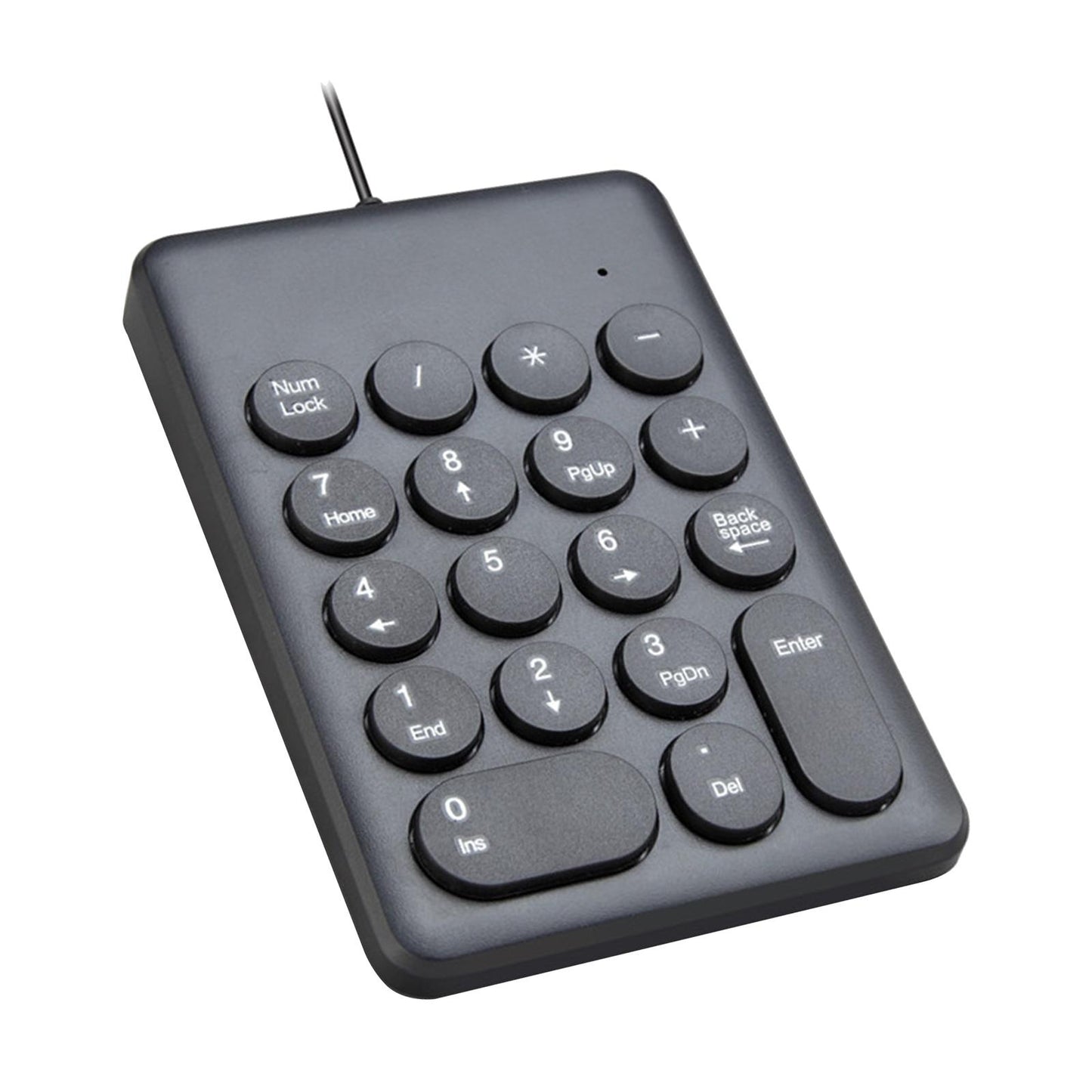 USB 18 Keys Numpad Keyboard Universal Durable Plug and Play Stylish Black