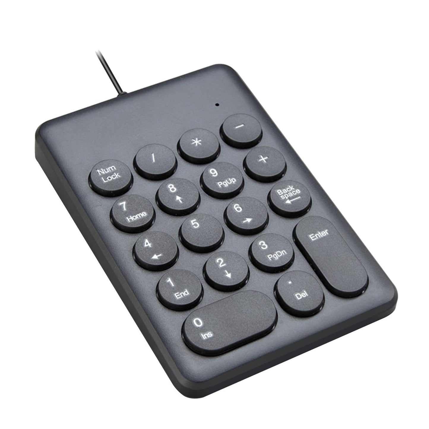 USB 18 Keys Numpad Keyboard Universal Durable Plug and Play Stylish Black