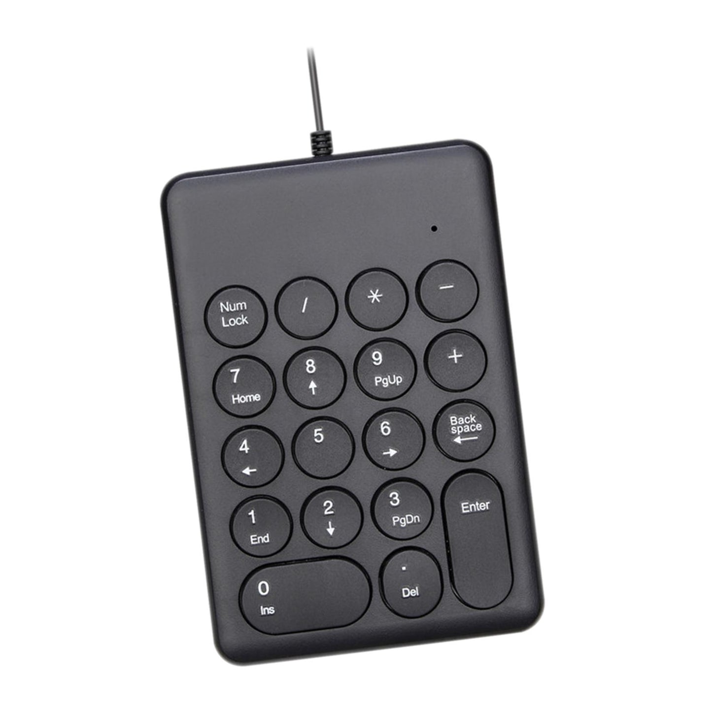 USB 18 Keys Numpad Keyboard Universal Durable Plug and Play Stylish Black