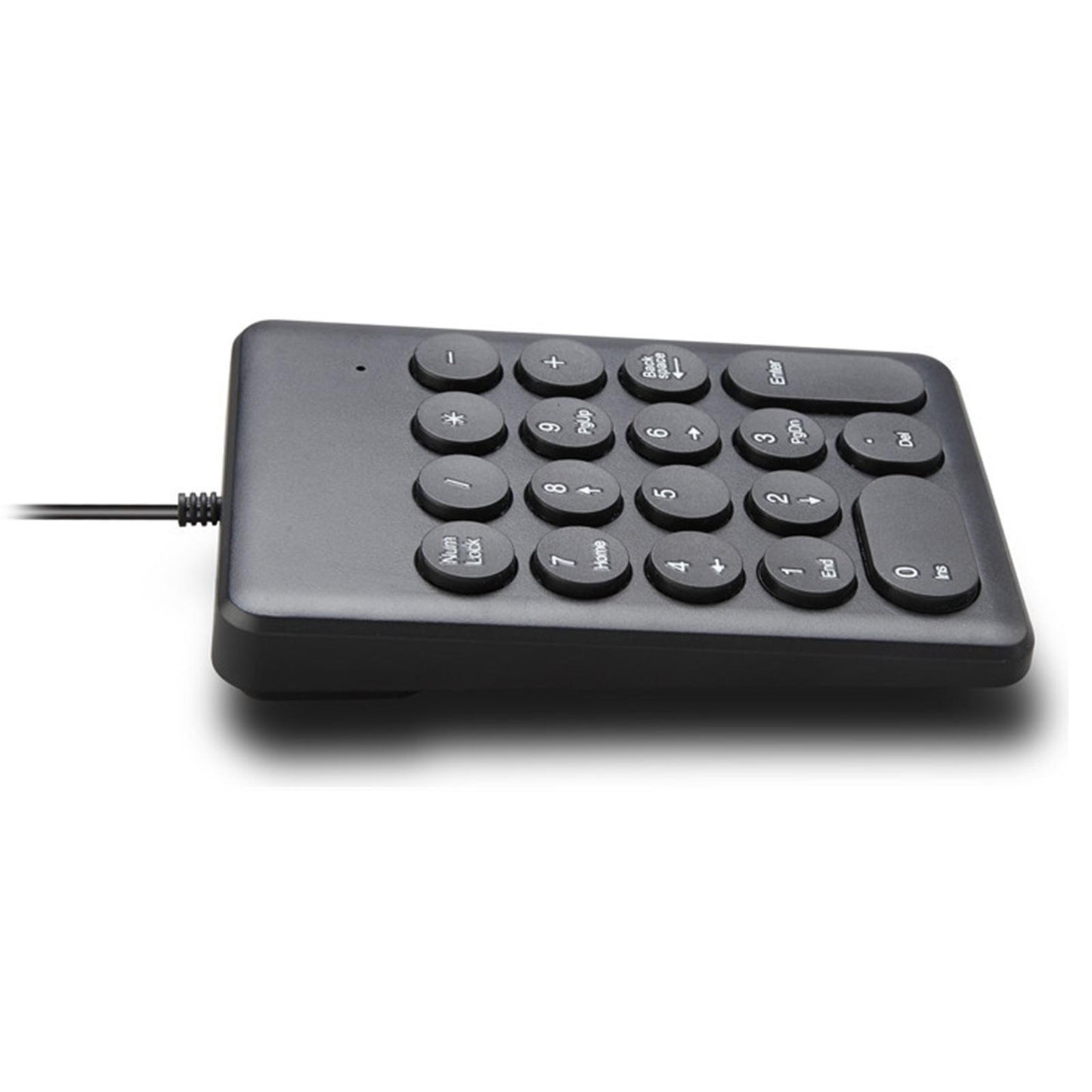 USB 18 Keys Numpad Keyboard Universal Durable Plug and Play Stylish Black