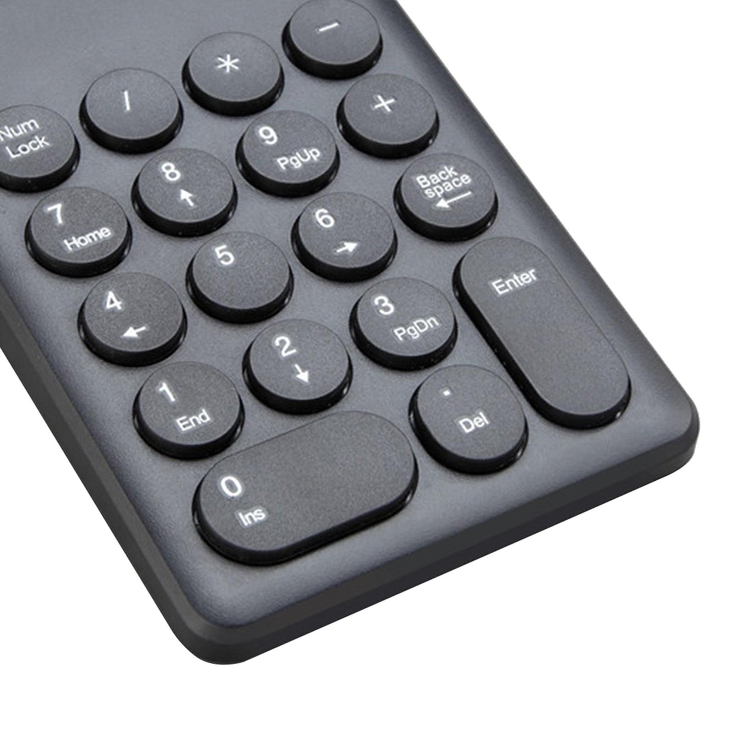 USB 18 Keys Numpad Keyboard Universal Durable Plug and Play Stylish Black