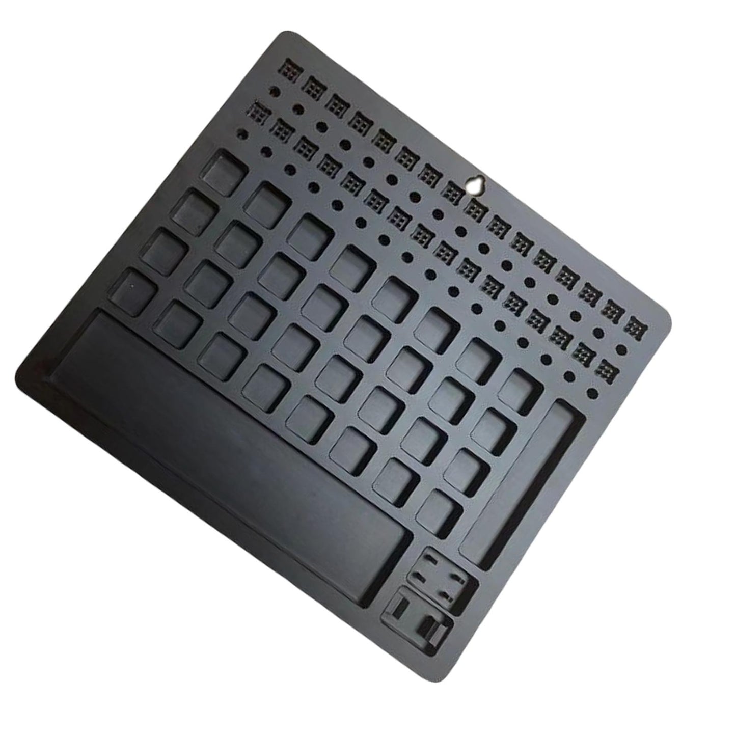 Metal 32 Switch Opener Lube Modding Station for Gamer Acrylic MX Box Black