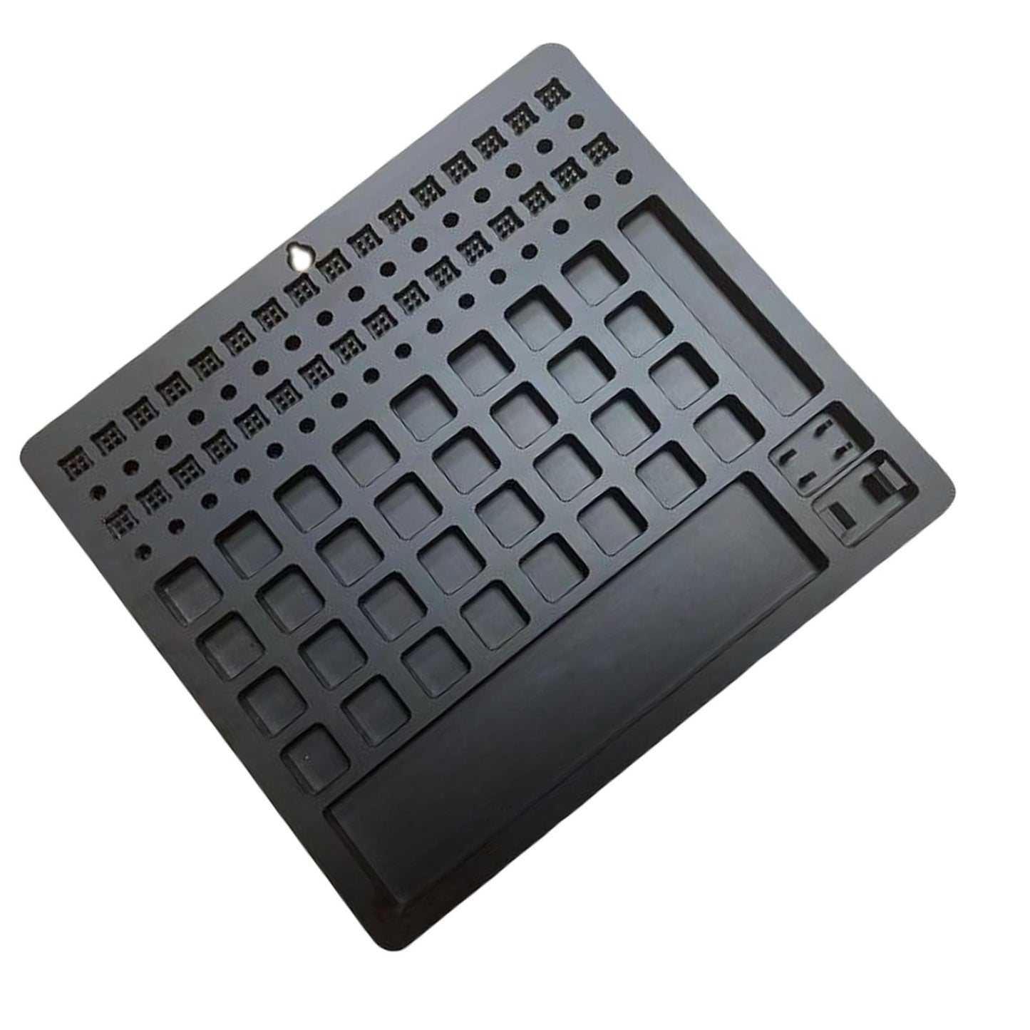 Metal 32 Switch Opener Lube Modding Station for Gamer Acrylic MX Box Black