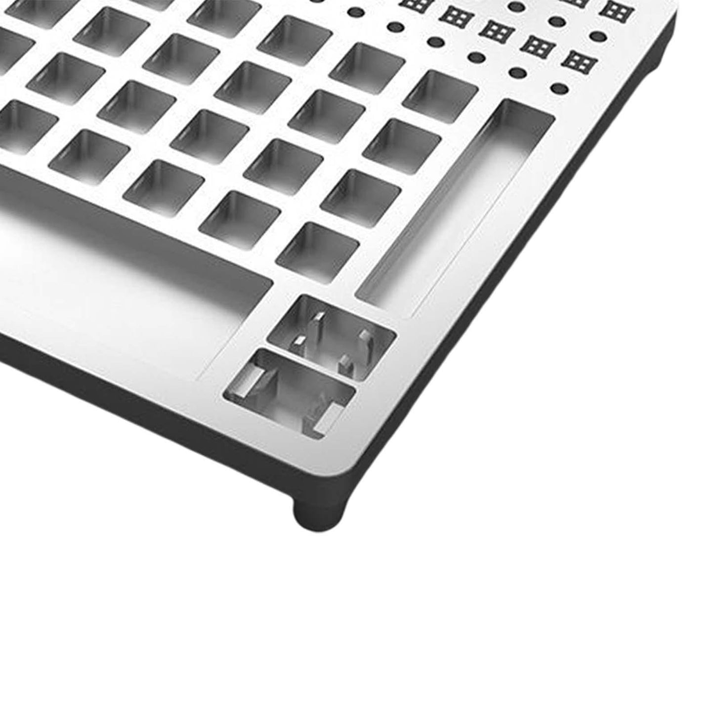 Metal 32 Switch Opener Lube Modding Station for Gamer Acrylic MX Box Silver