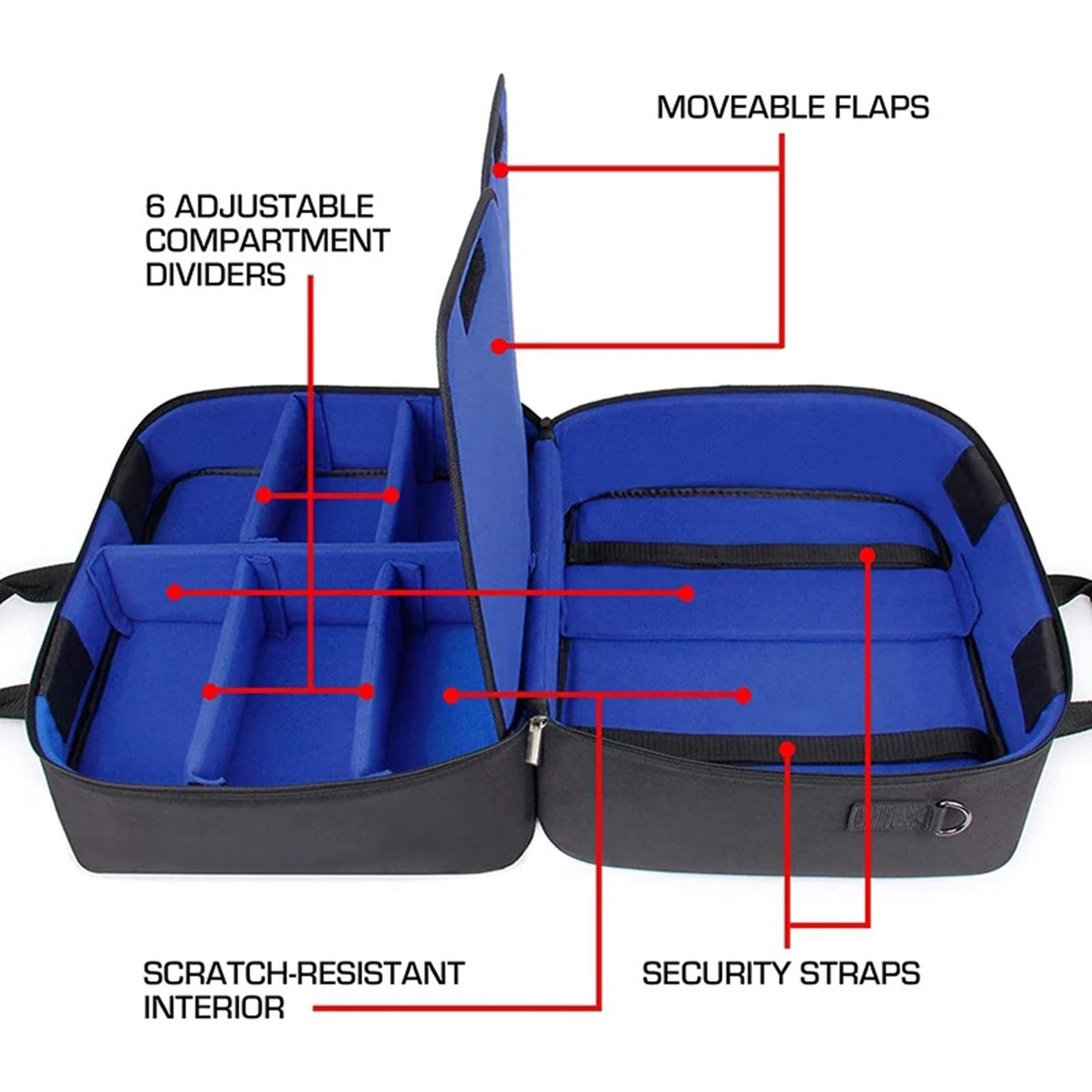 Game Console Travel Bag Carrying Case Shockproof Storage Bag Black for PS 5