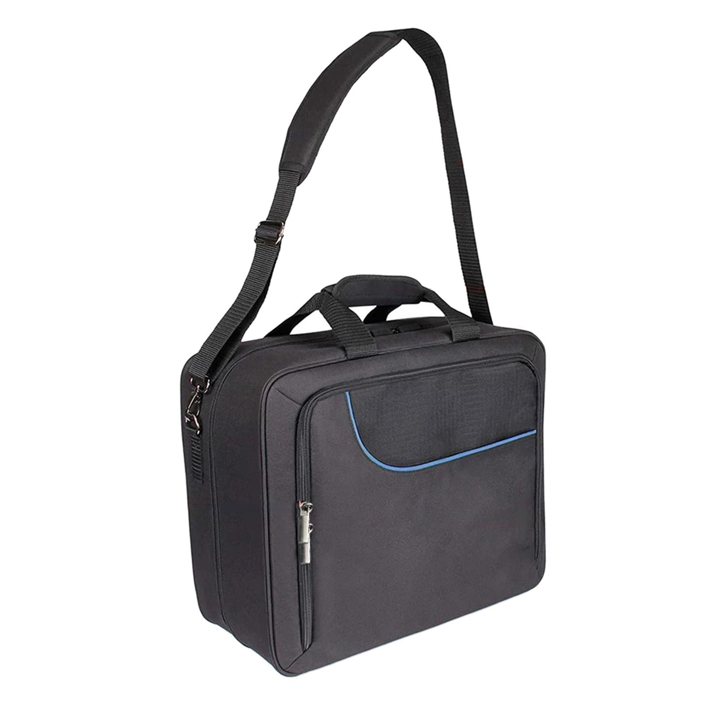 Game Console Travel Bag Carrying Case Shockproof Storage Bag Black for PS 5
