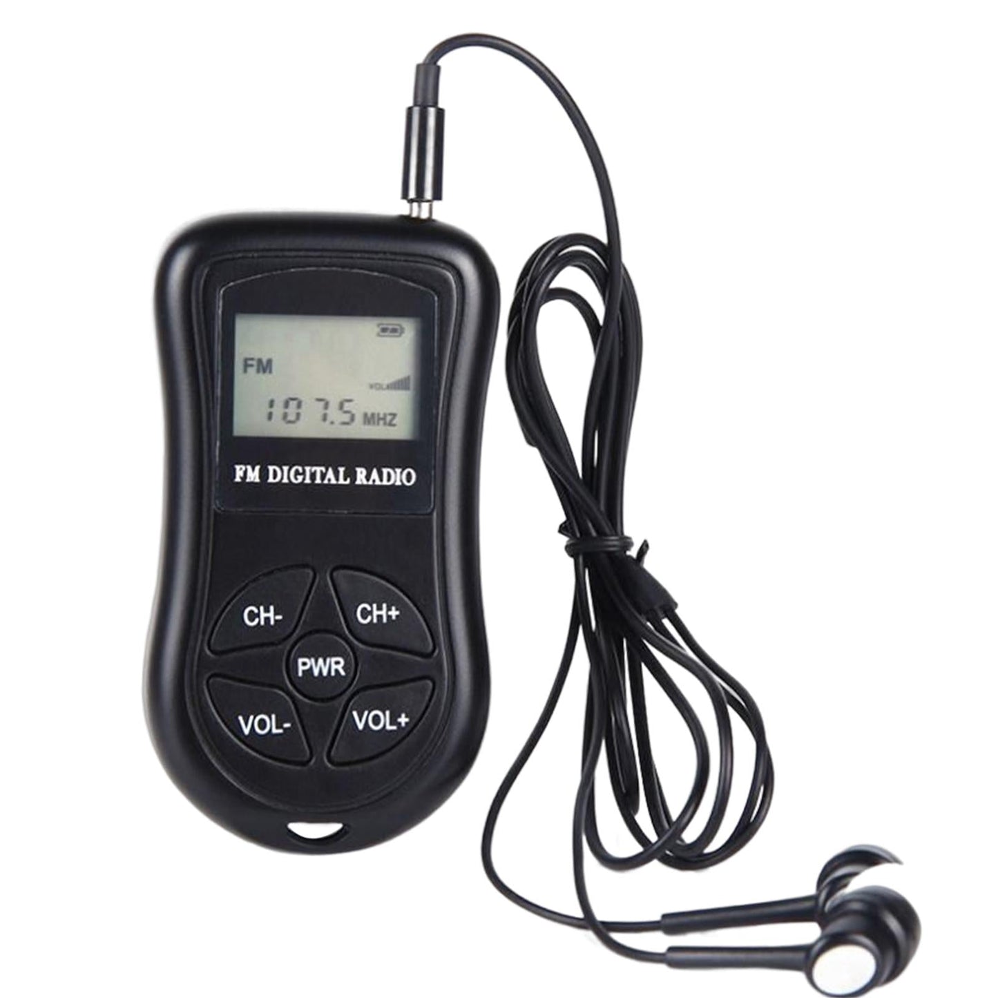 FM Portable Pocket Radio Conference Receiver Battery Operated for Jogging
