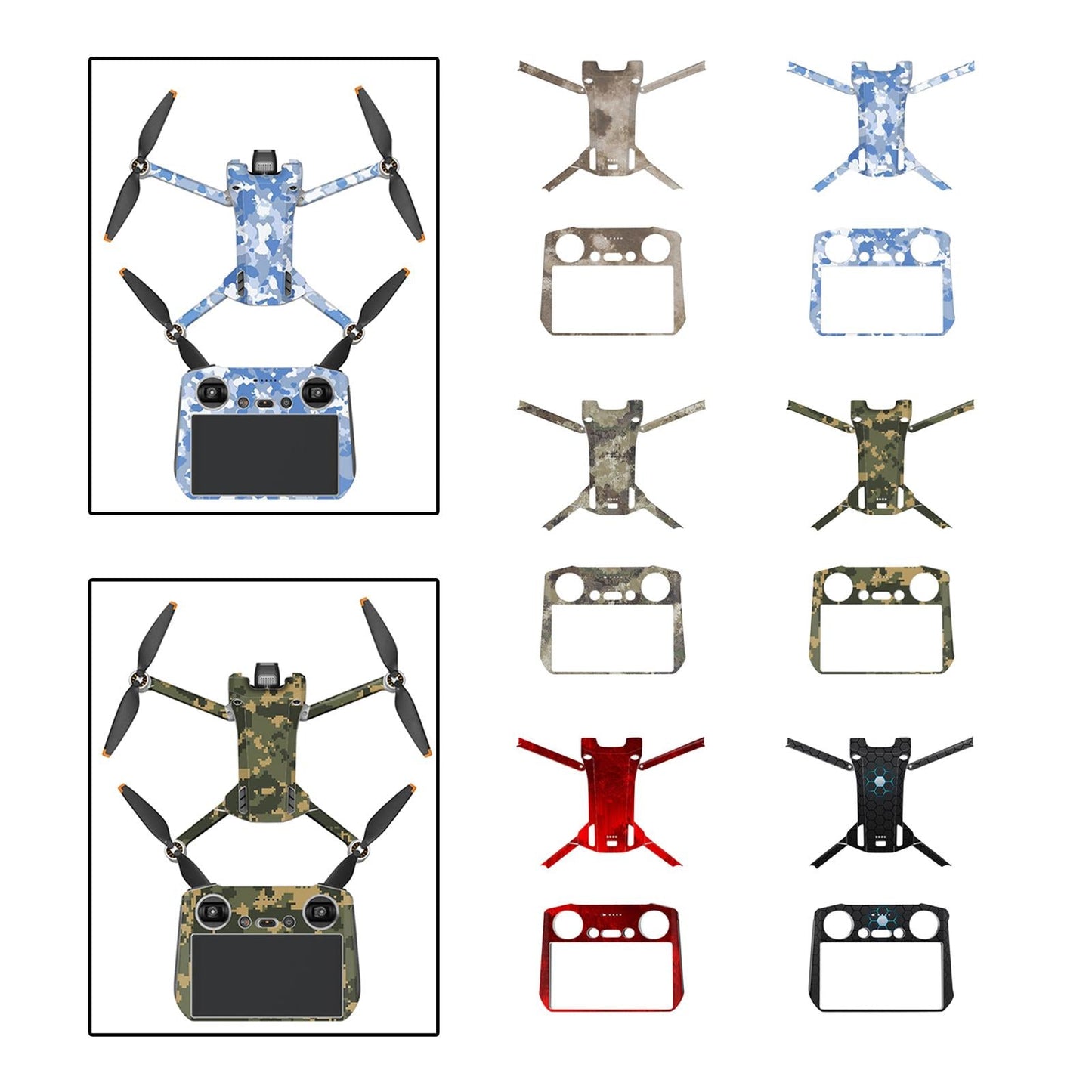 PVC Sticker Skin for DJI Mini 3Pro Exquisite Craftsmanship Light Brown