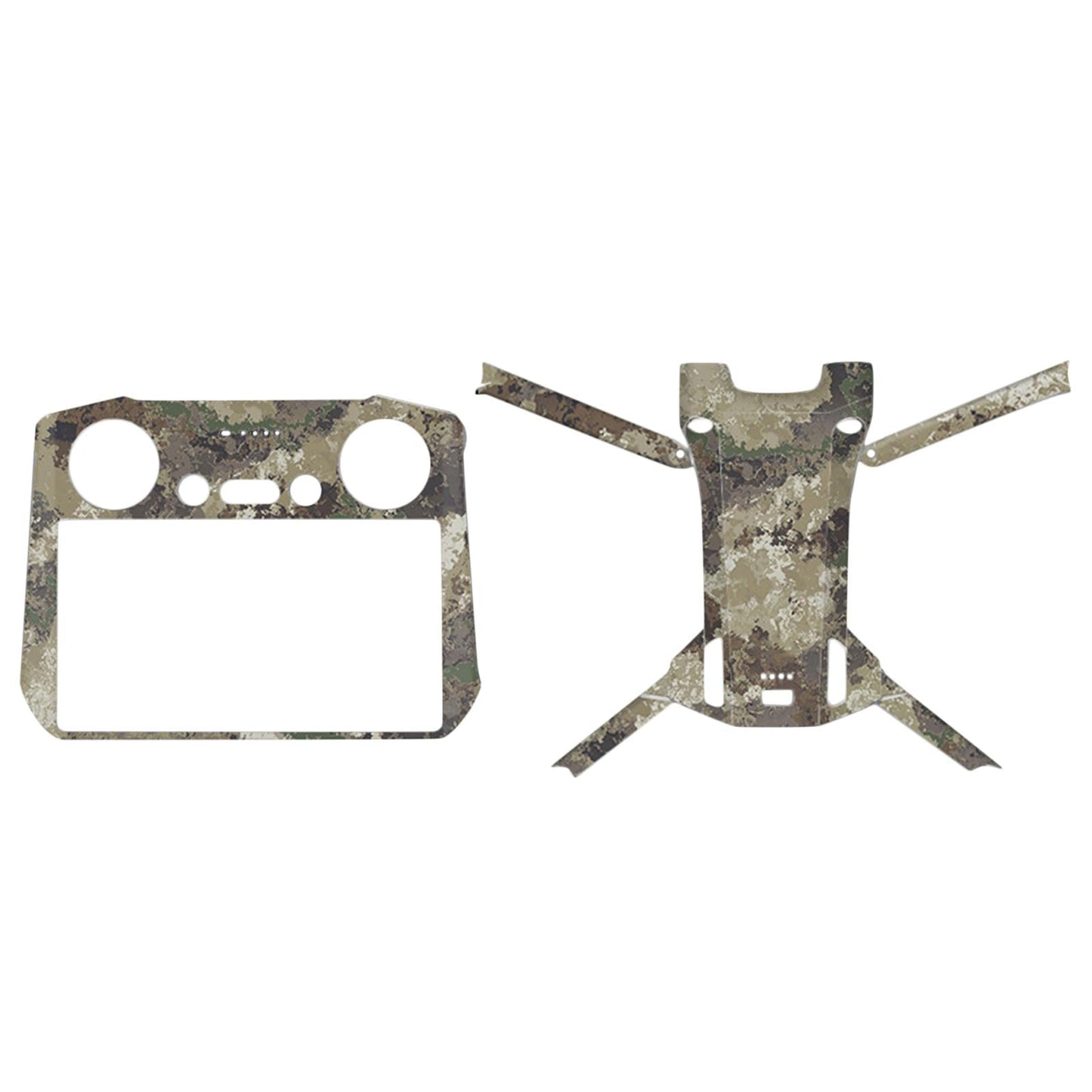 PVC Sticker Skin for DJI Mini 3Pro Exquisite Craftsmanship Brown Camouflage