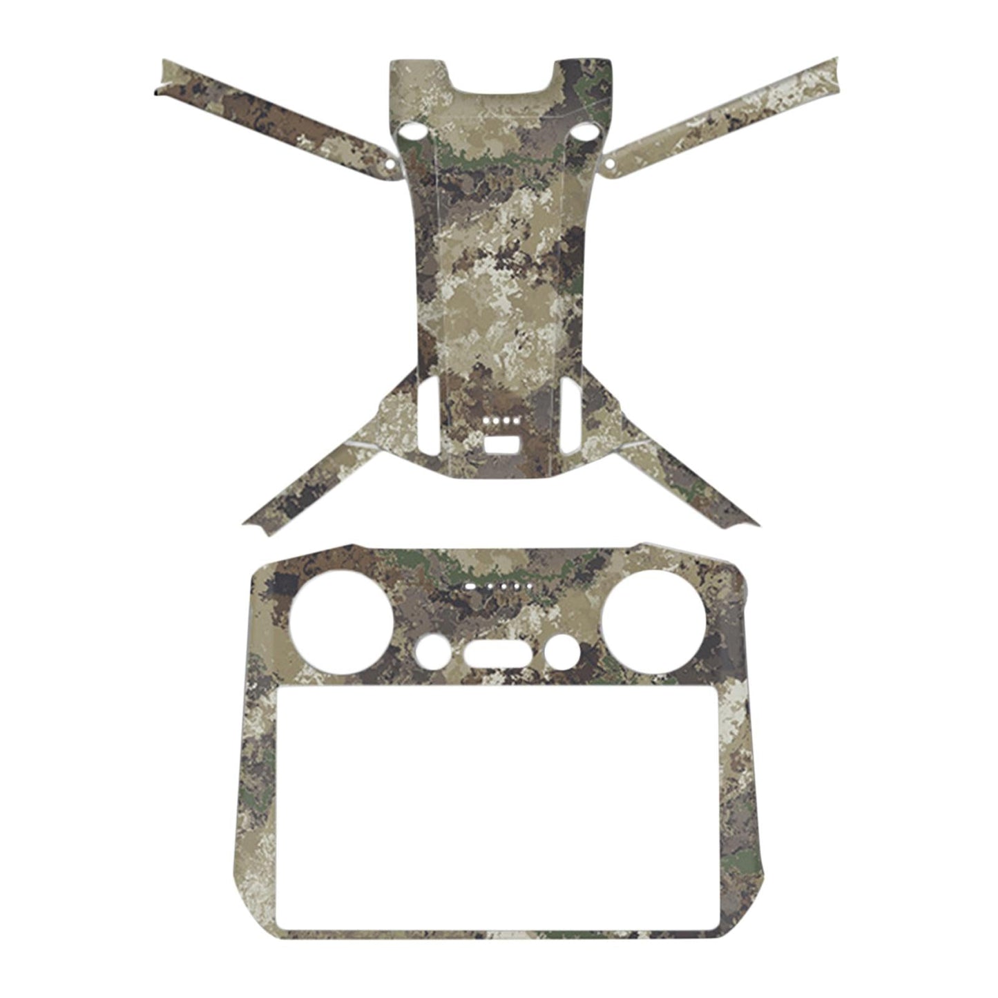 PVC Sticker Skin for DJI Mini 3Pro Exquisite Craftsmanship Brown Camouflage