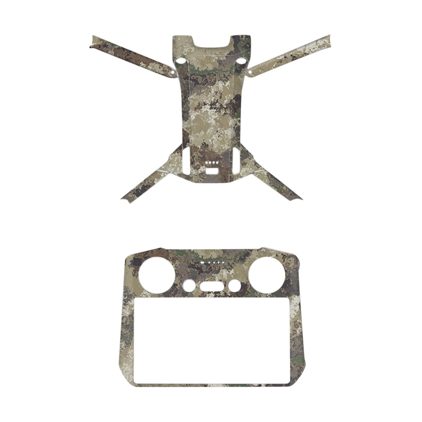 PVC Sticker Skin for DJI Mini 3Pro Exquisite Craftsmanship Brown Camouflage