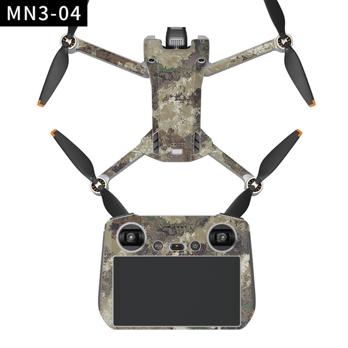 PVC Sticker Skin for DJI Mini 3Pro Exquisite Craftsmanship Brown Camouflage