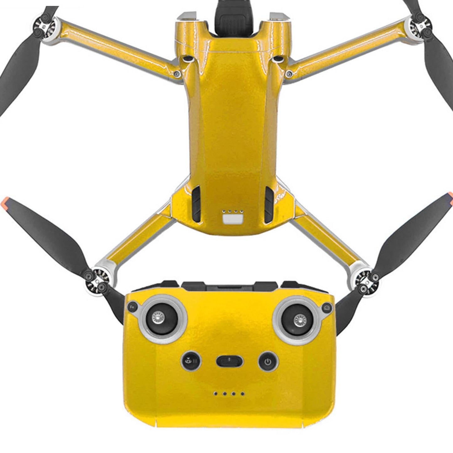 PVC Fluorescent Sticker Skin Protector for DJI Mini 3Pro Fluorescent Gold