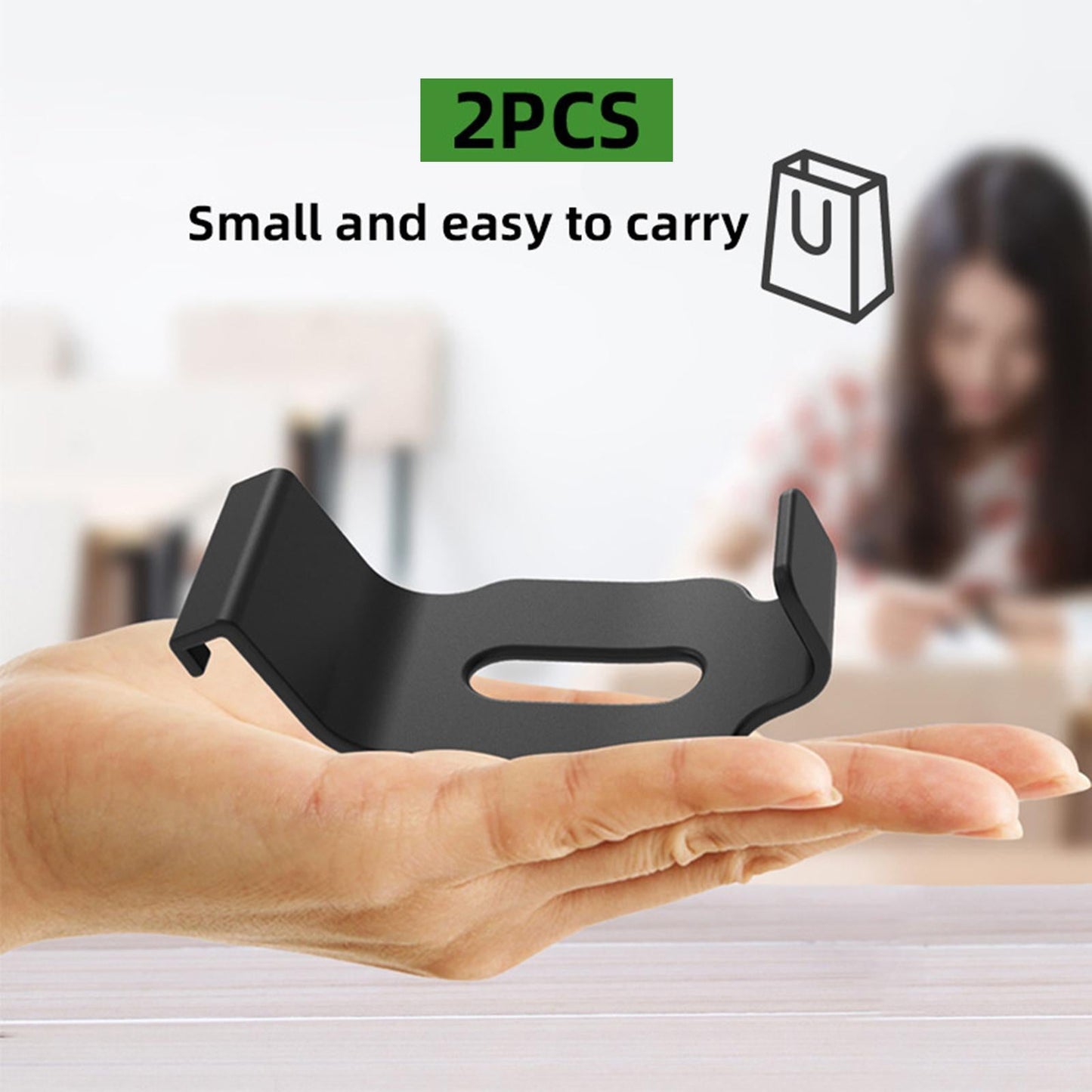 2 Pieces Headset and Controller Stand Gamepad Stand Mount Portable for PS5