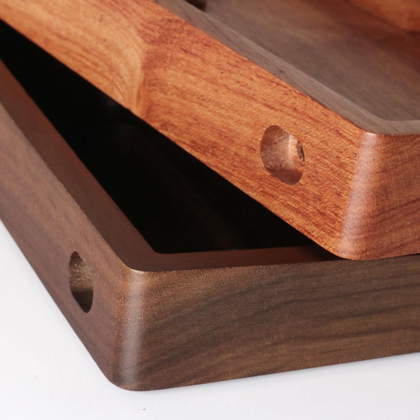Solid Wooden Case for Anne Pro 2 Bluetooth Mechanical Keyboard Walnut