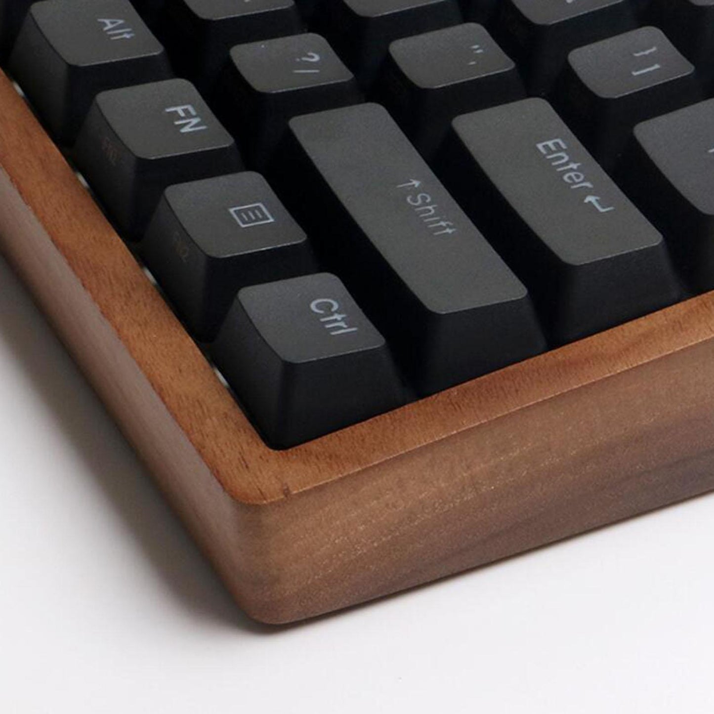 Solid Wooden Case for Anne Pro 2 Bluetooth Mechanical Keyboard Walnut