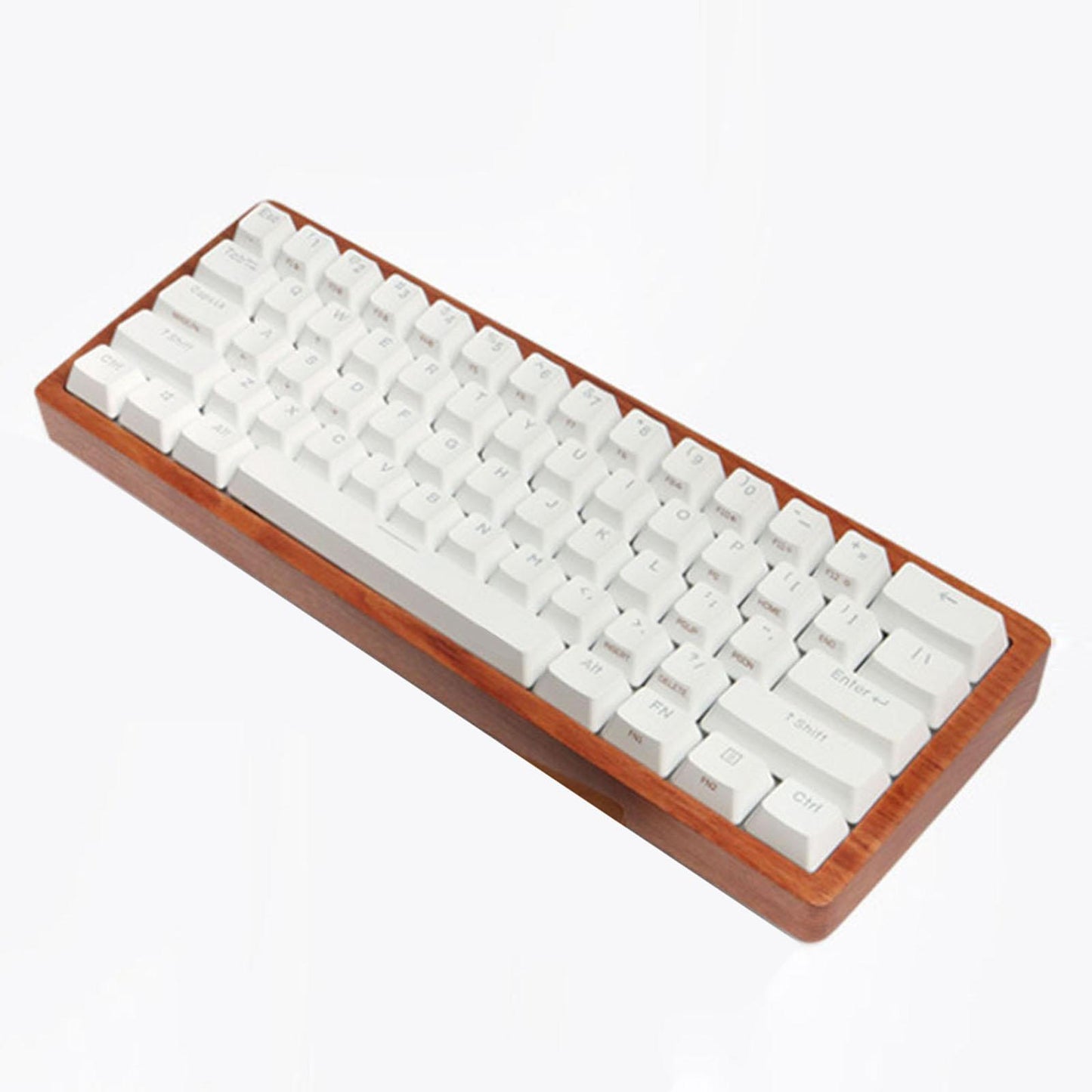 Solid Wooden Case for Anne Pro 2 Bluetooth Mechanical Keyboard Rosewood
