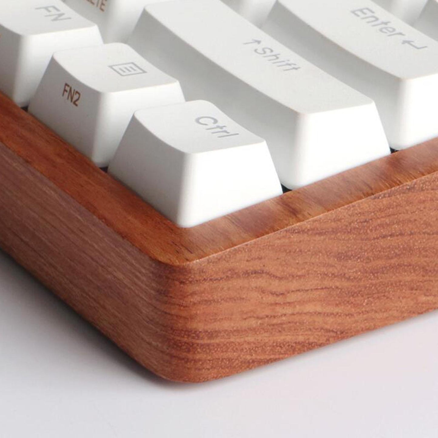 Solid Wooden Case for Anne Pro 2 Bluetooth Mechanical Keyboard Rosewood