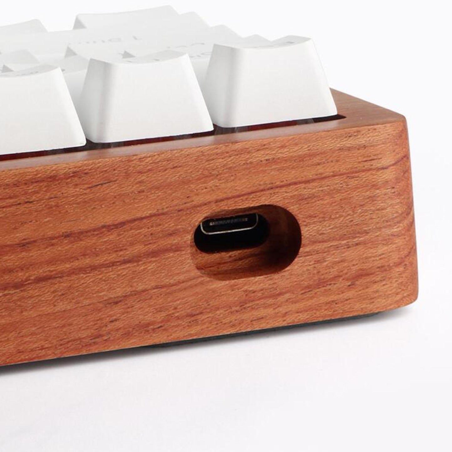 Solid Wooden Case for Anne Pro 2 Bluetooth Mechanical Keyboard Rosewood