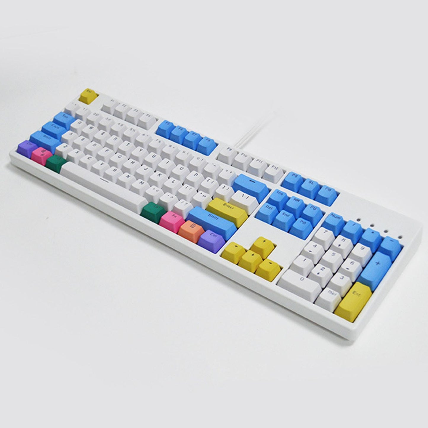 104 Pieces Mechanical Keyboard Keycaps PBT Keycap 61 87 104 Layout